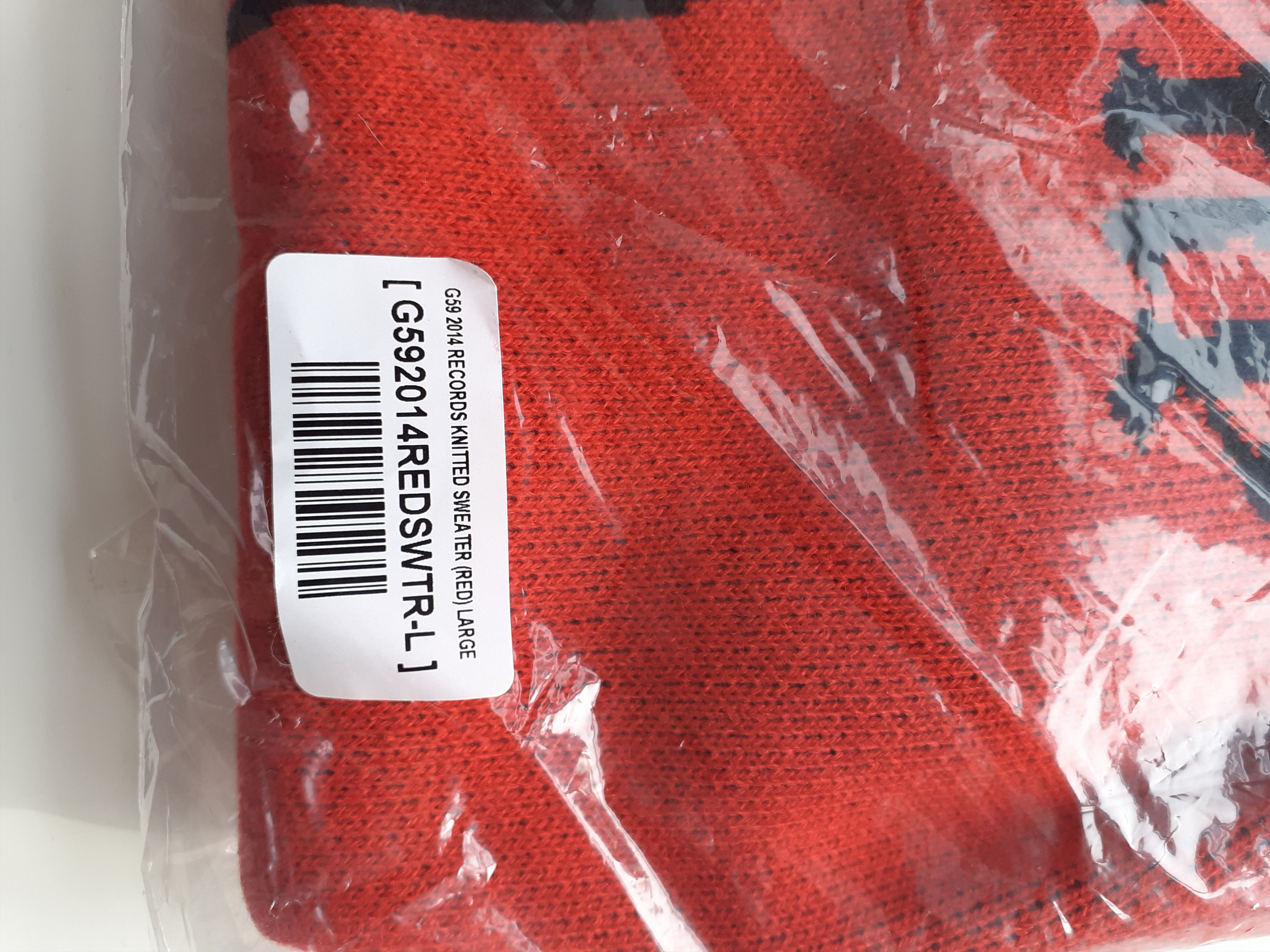 G59 Records G59 SUICIDEBOYS $B BOY$ 2014 knitted sweater (red) Size US L / EU 52-54 / 3 - 3 Thumbnail