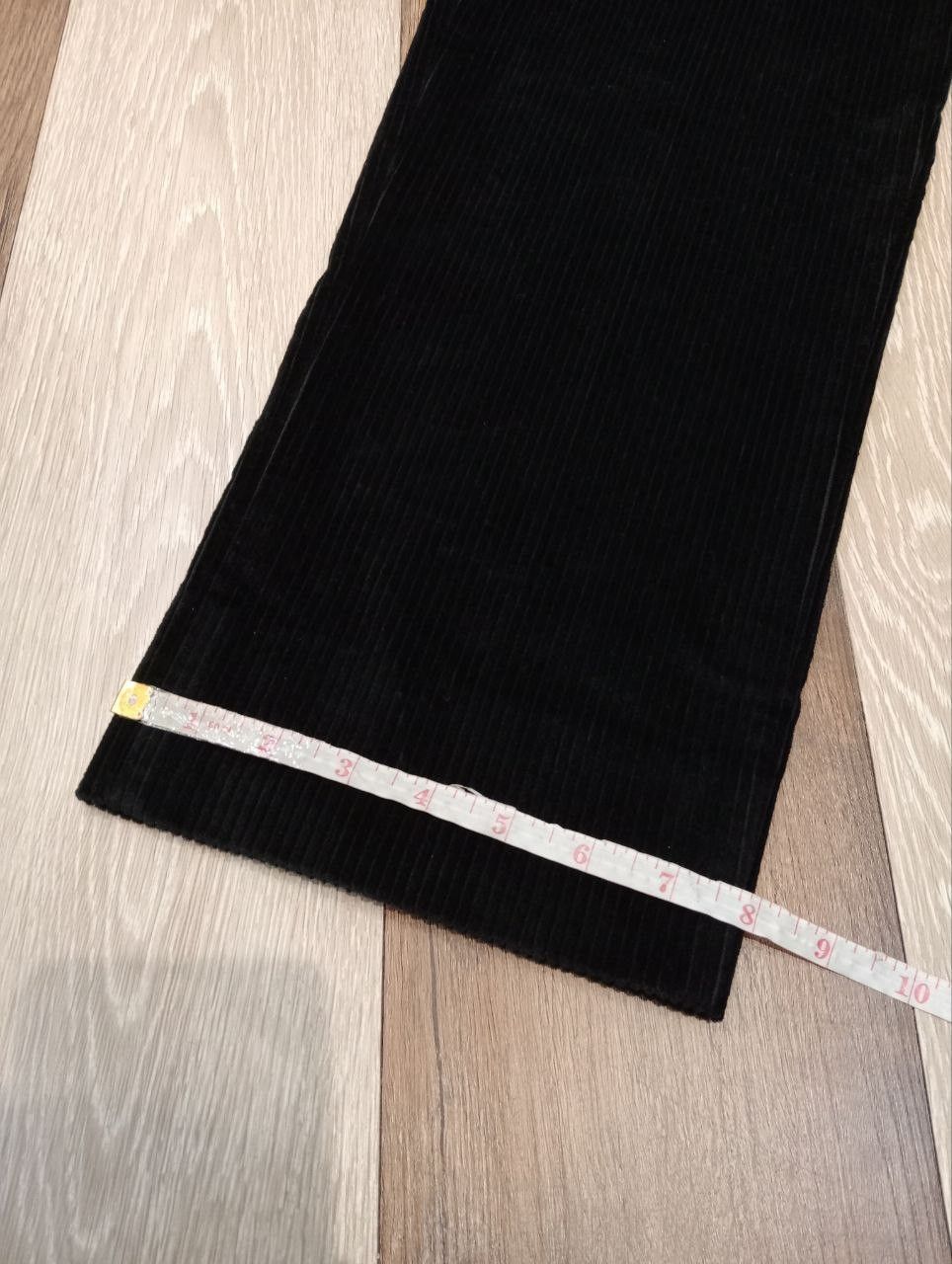 Emporio Armani EMPORIO ARMANI MATT LINE BLACK CORDUROY PANTS Size US 38 / EU 54 - 14 Thumbnail