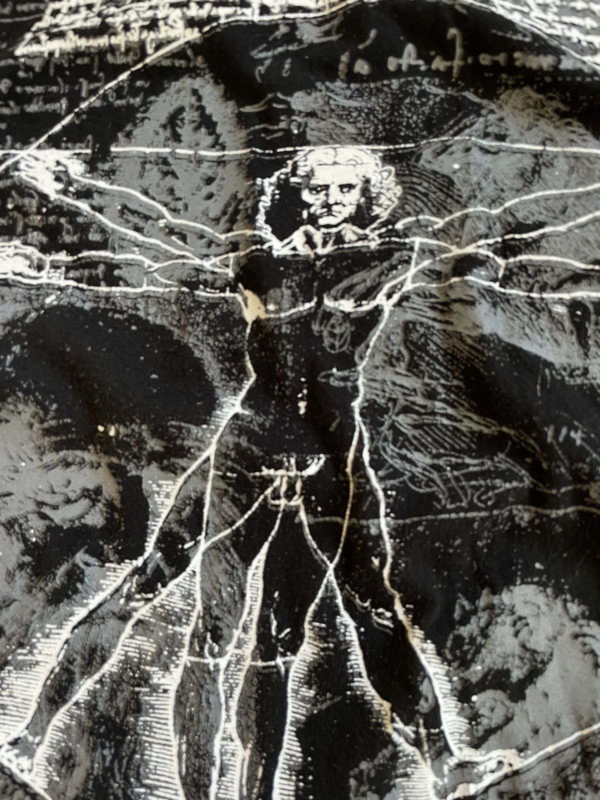 Vintage Vintage Leonardo Da Vinci 90’s Over Print T-Shirt Art Italia Size US XL / EU 56 / 4 - 5 Thumbnail