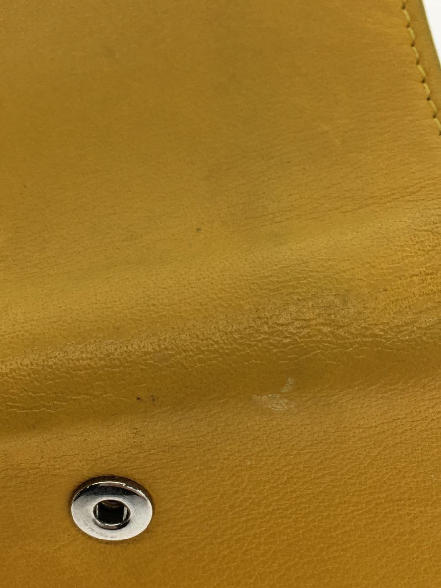 Balenciaga Balenciaga Leather Tri-Fold Wallet Yellow Size ONE SIZE - 8 Thumbnail