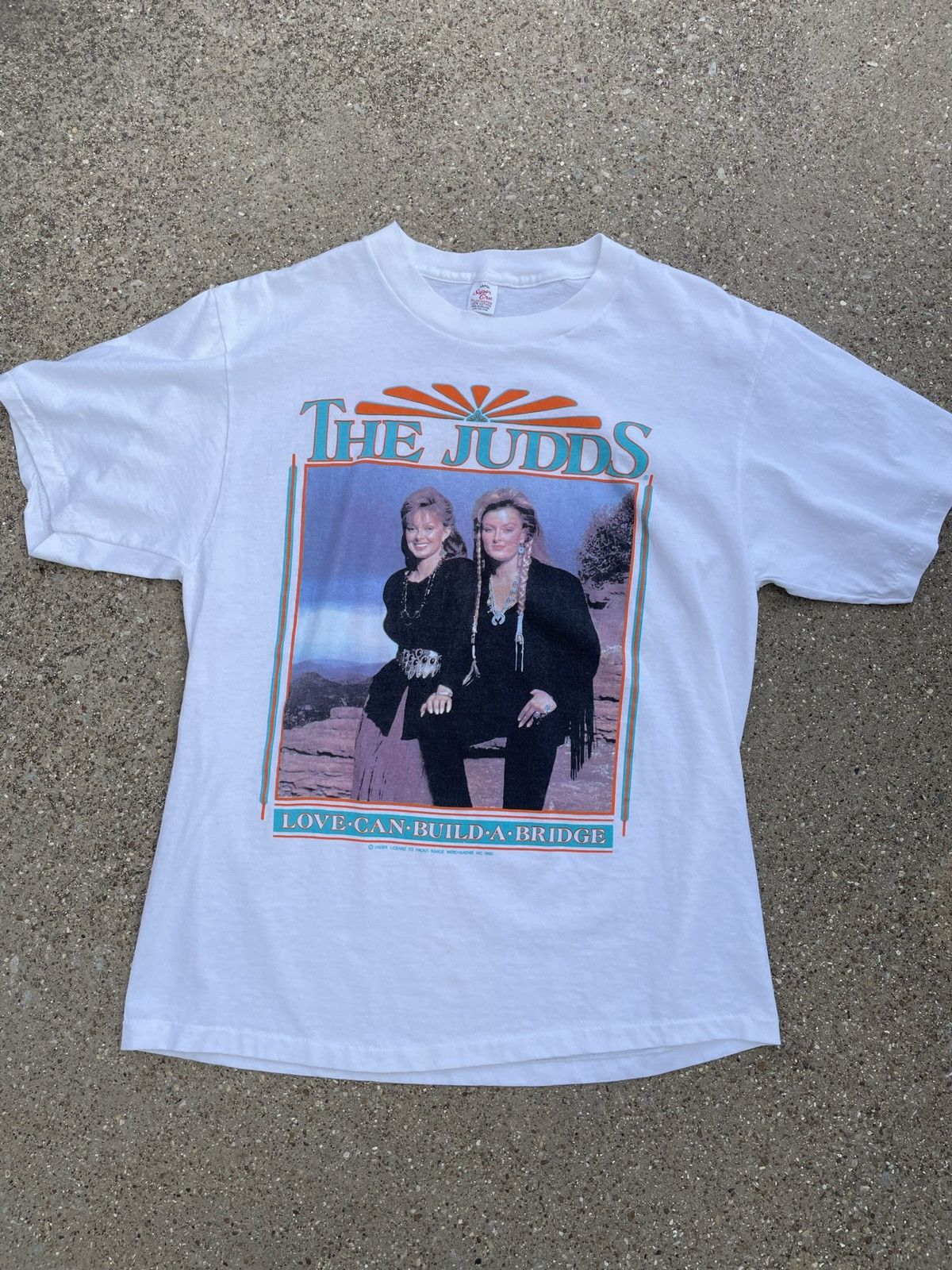 Vtg 1991 The Judds Farewell Tour Tee Love Can Build A Bridge