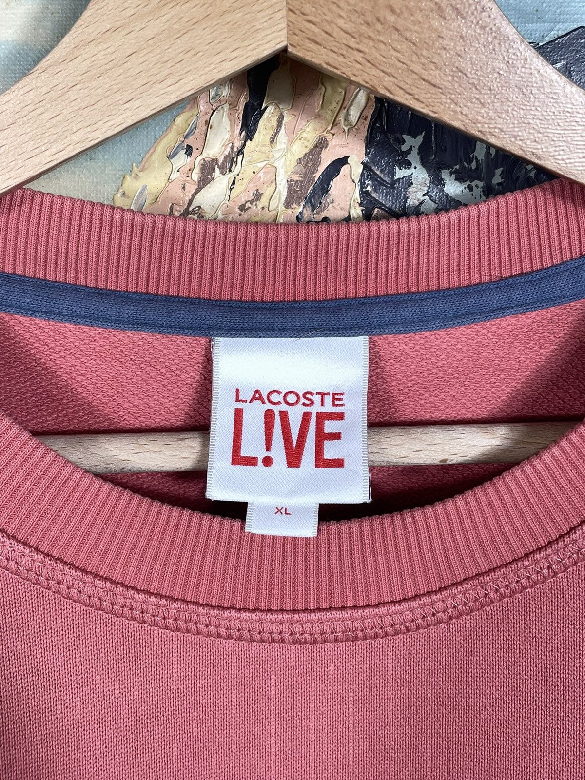 Lacoste × Vintage Lacoste Small Logo Sweatshirt Crewneck Sweater Streetwear Size US XL / EU 56 / 4 - 6 Thumbnail