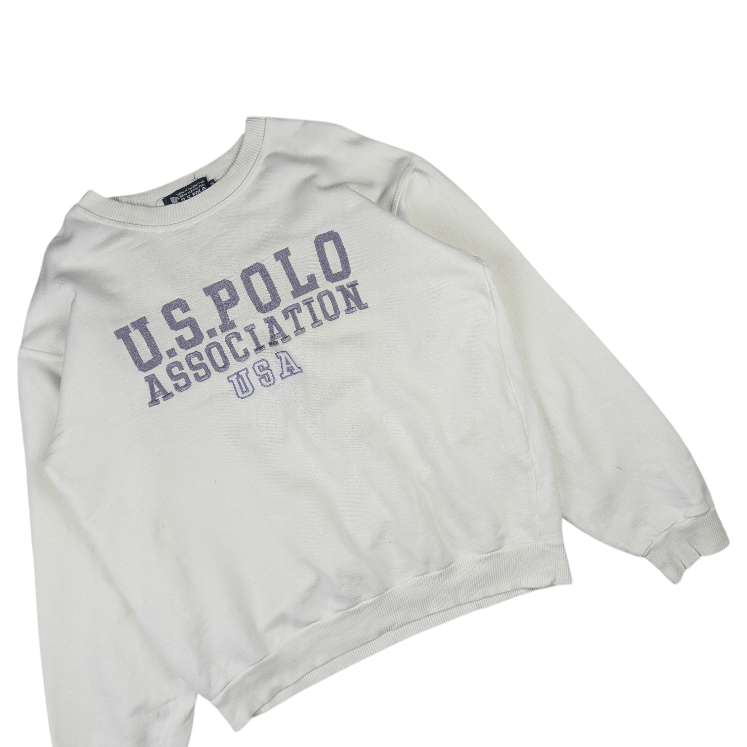 U.S. Polo Assn. Vintage 90's US POLO ASSOCIATION Big Logo Sweatshirts Size M / US 6-8 / IT 42-44 - 5 Thumbnail