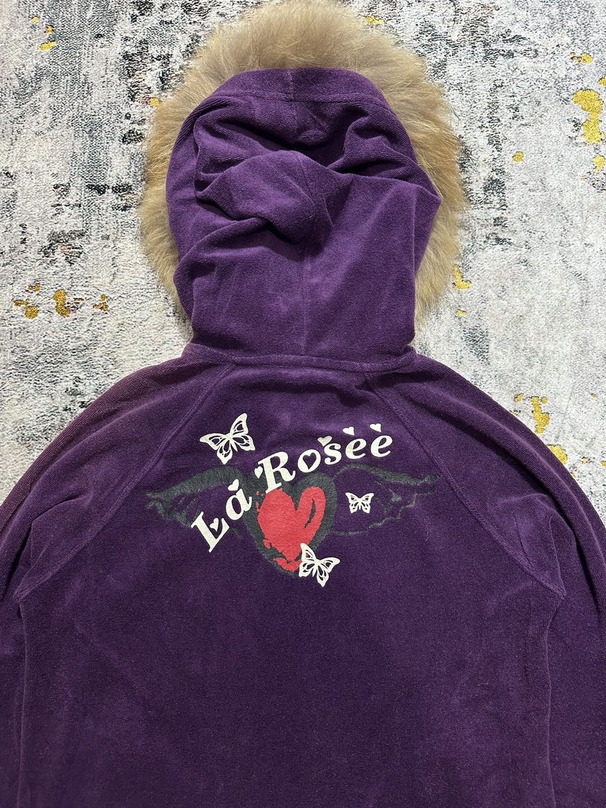 20471120 LA ROSE FUR ZIP HOODIE IFSIXWASNINE LGB STYLE Size S / US 4 / IT 40 - 7 Thumbnail