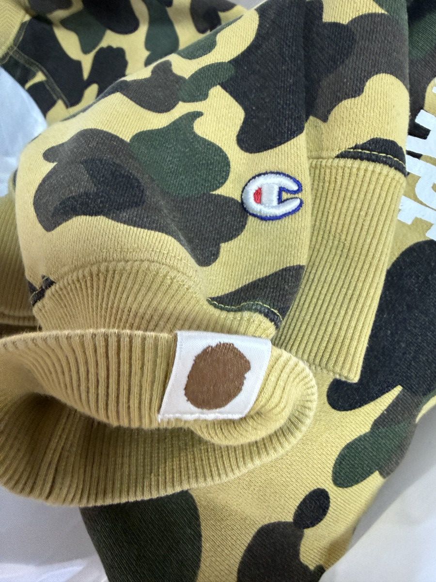 Bape × Champion Bape Champion Rare Camo Sweatshirt Size US M / EU 48-50 / 2 - 15 Thumbnail