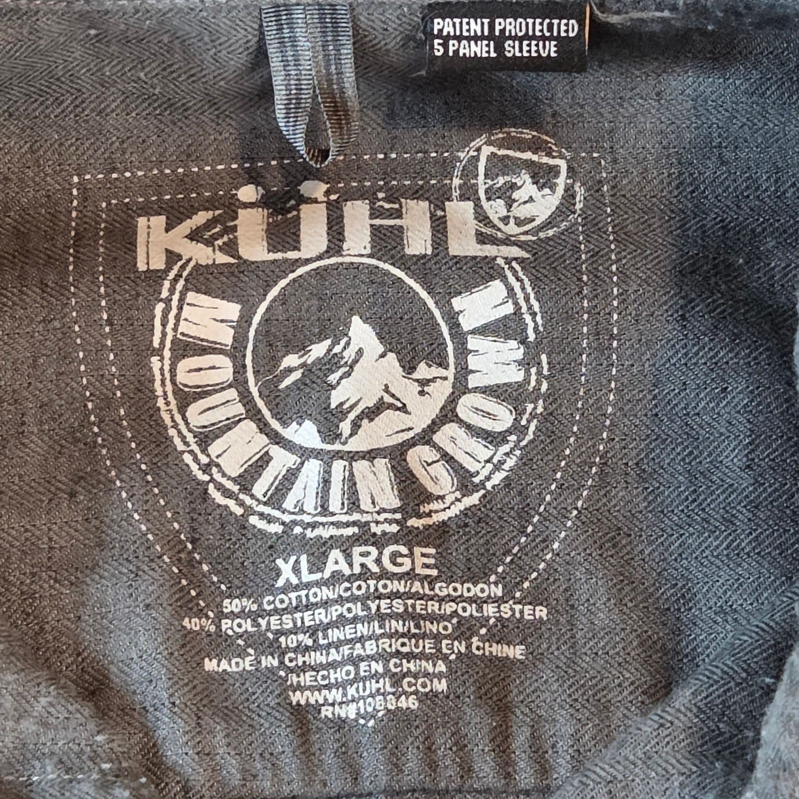 Kuhl Kuhl Men’s XL Gray Button Up Shirt Size US XL / EU 56 / 4 - 3 Thumbnail