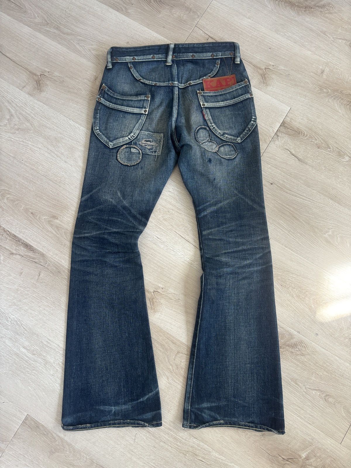 Kapital Kountry Kapital Flare Boro Denim Size US 29 - 2 Thumbnail