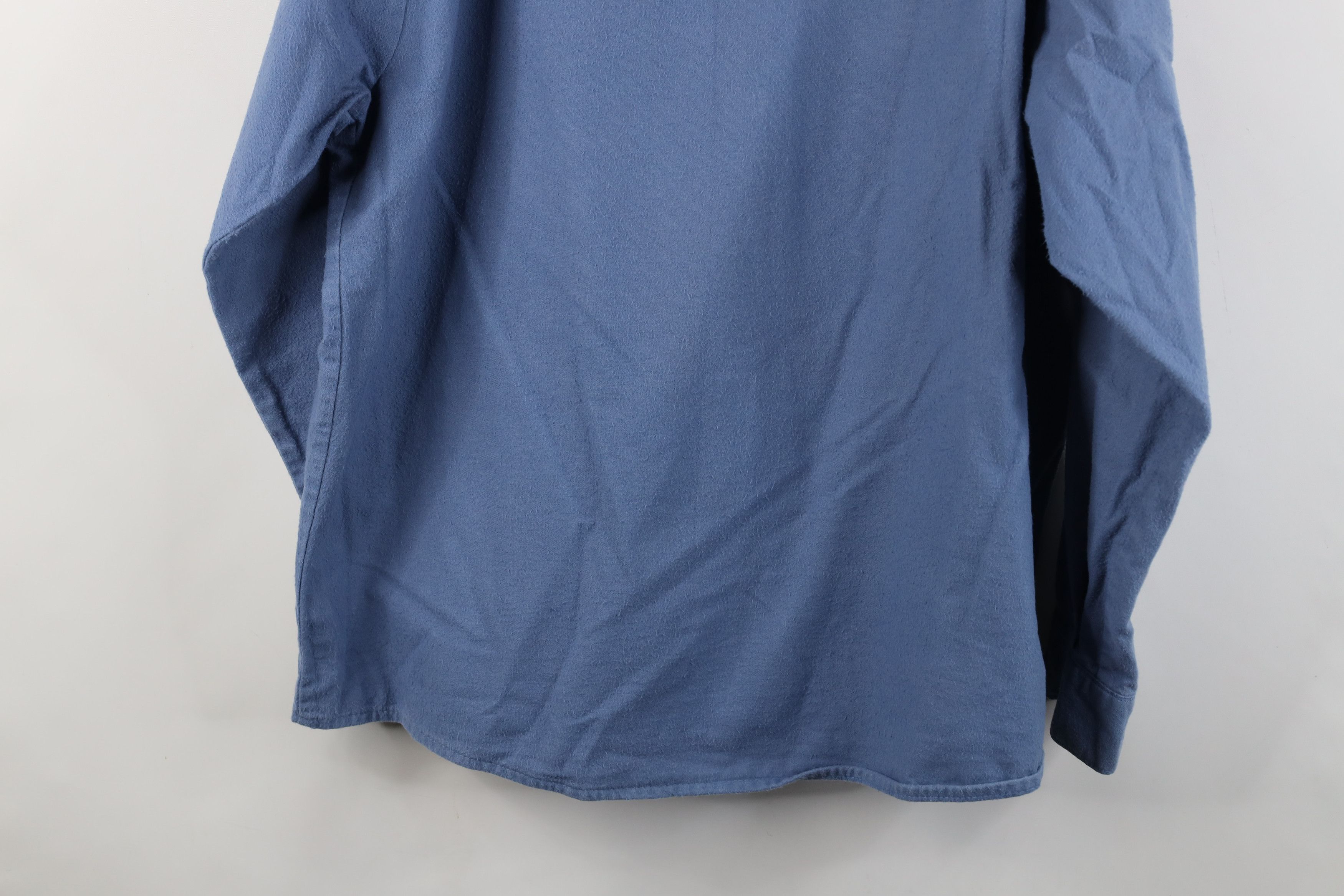 FiveBrother Vintage 90s Five Brother Chamois Cloth Button Shirt Blue USA Size US XXL / EU 58 / 5 - 14 Thumbnail