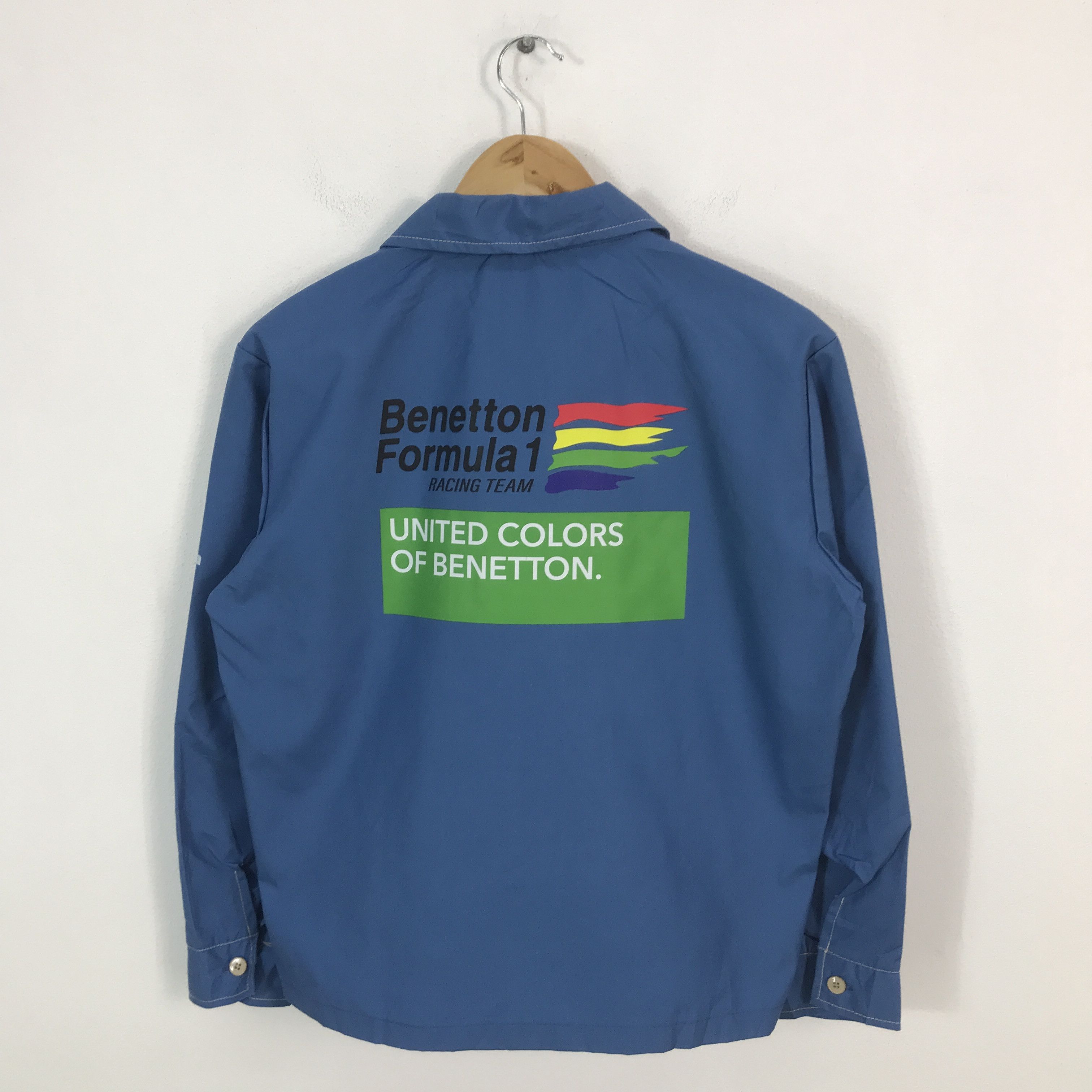 Benetton × Japanese Brand Vtg Benetton Formula 1 Racing Team Japan jacket Size US L / EU 52-54 / 3 - 1 Thumbnail