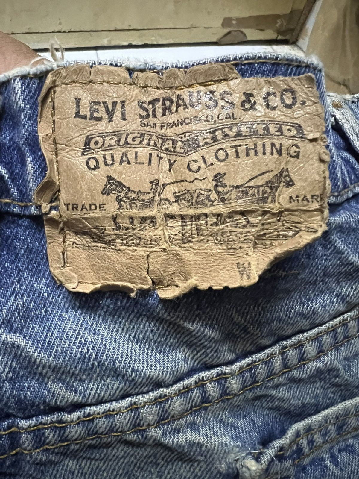 Levi's Vintage Clothing Vintage USA LEVIS 517 80’s blue jeans orange tag Size US 33 - 3 Thumbnail