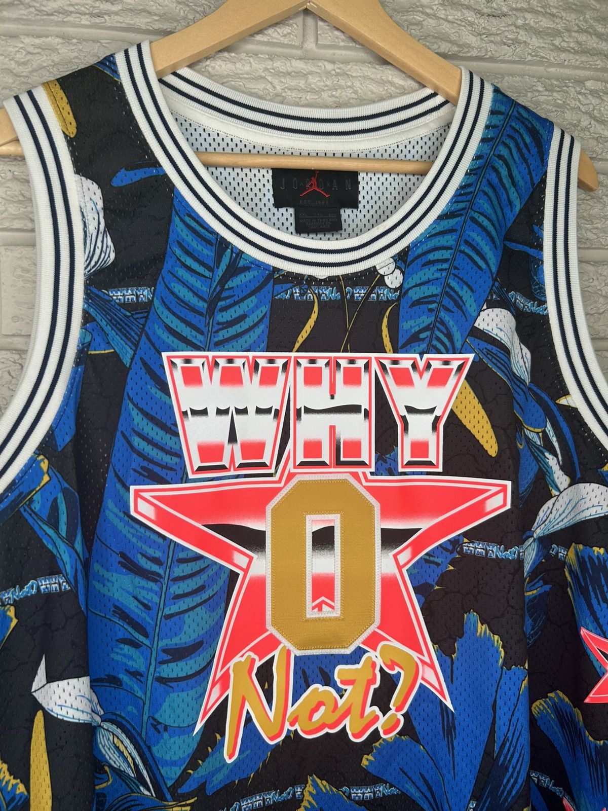 Jordan Brand Jordan x Russell Westbrook Why Not Basketball Jersey Size US XXL / EU 58 / 5 - 6 Thumbnail