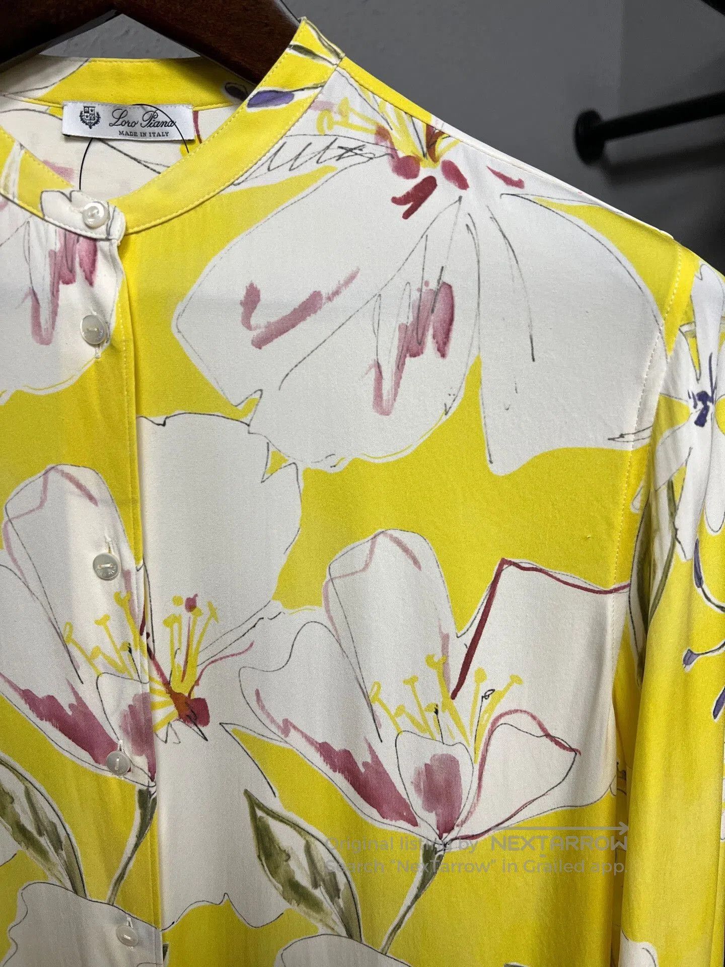 Loro Piana Loro Piana Silk Floral Shirt Size 40. Size M / US 6-8 / IT 42-44 - 4 Thumbnail