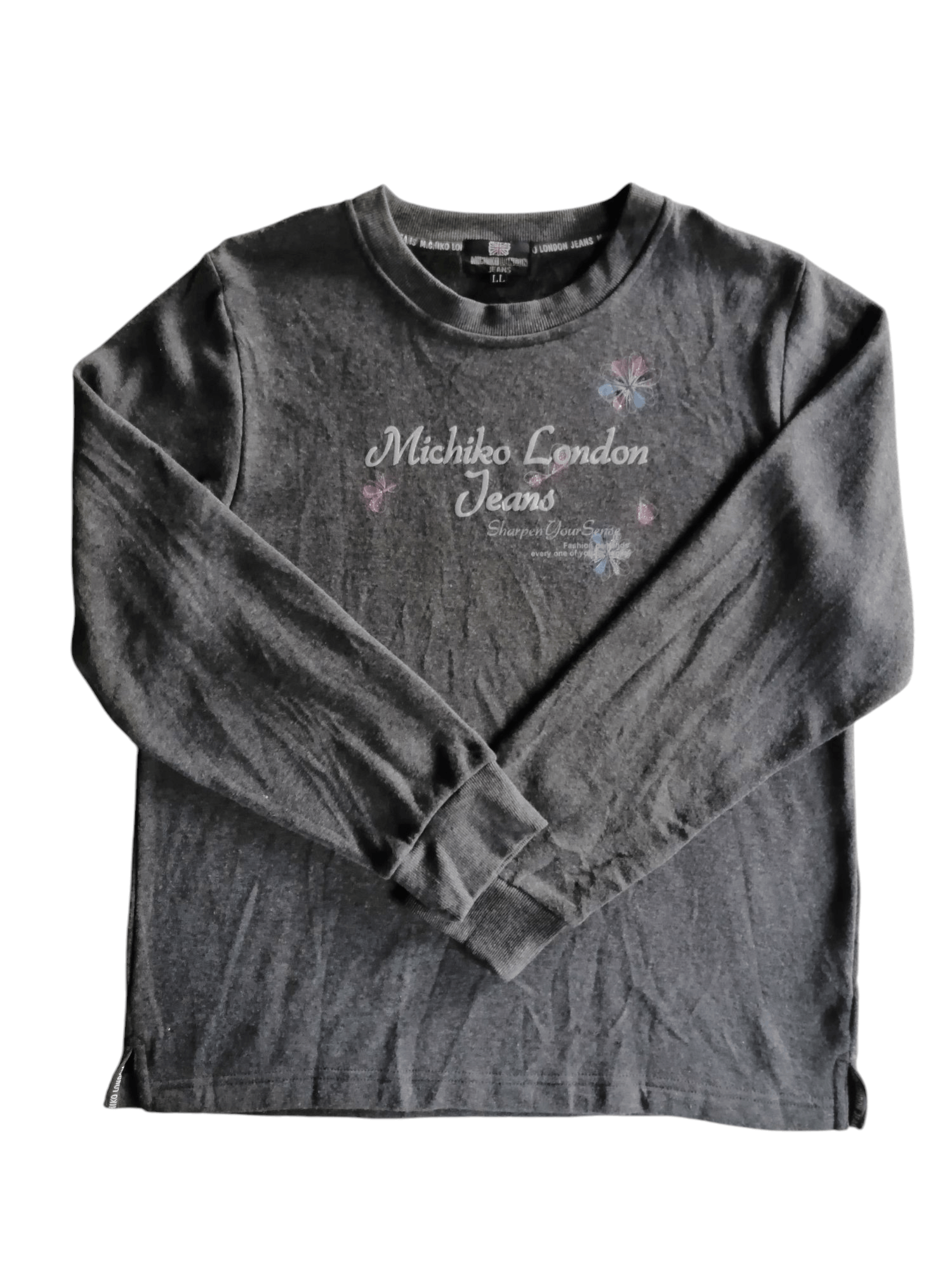 Designer × Michiko Koshino London Vintage Michiko London Jeans Sweatshirt Size US L / EU 52-54 / 3 - 1 Thumbnail