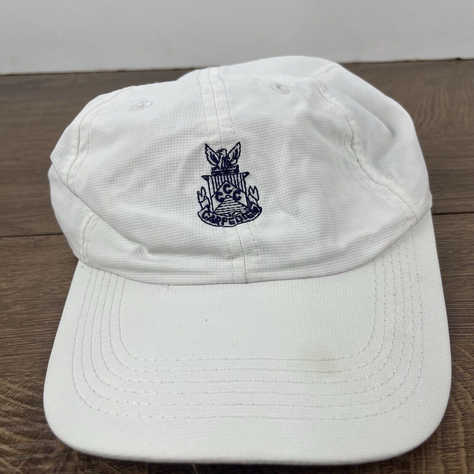 Other Georgia's Golf Channel Hat Carpediegup CCC White Hat Adjusta Size ONE SIZE - 6 Thumbnail