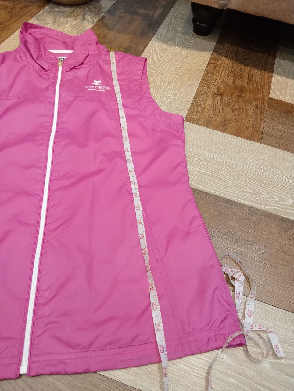 Courreges COURREGES SPORT FUTUR VEST JACKET - SIZE 40 PINK Size S / US 4 / IT 40 - 15 Thumbnail