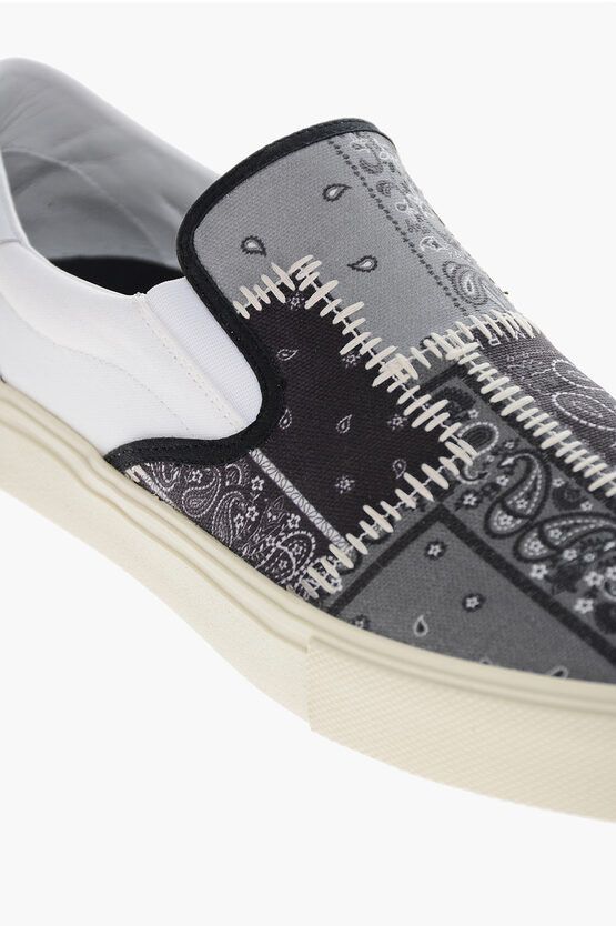 Amiri o1y0525 Low-Top Sneakers in Grey/White Size US 8 / EU 41 - 3 Thumbnail