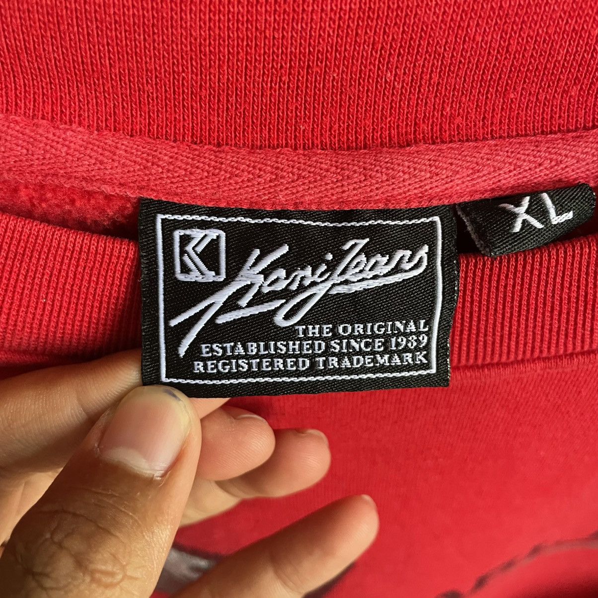 Japanese Brand × Karl Kani Karl Kani Crewneck Sweatshirt Size US XL / EU 56 / 4 - 4 Thumbnail