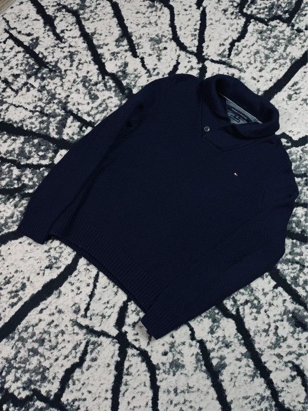 Tommy Hilfiger Tommy Hilfiger navy blue merino wool turtleneck sweater L Size US L / EU 52-54 / 3 - 2 Thumbnail