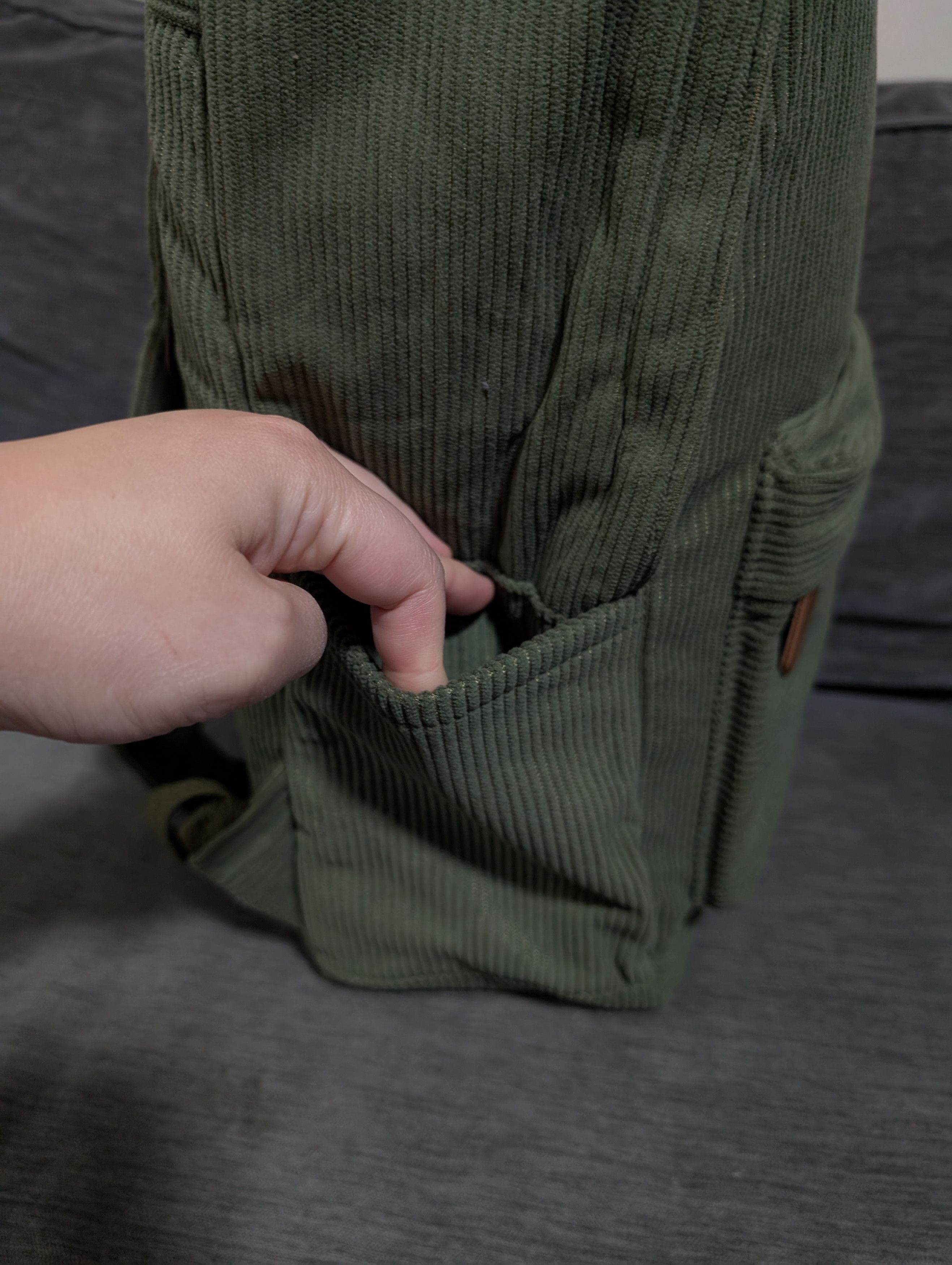 Other Green velvet backpack Size ONE SIZE - 4 Thumbnail