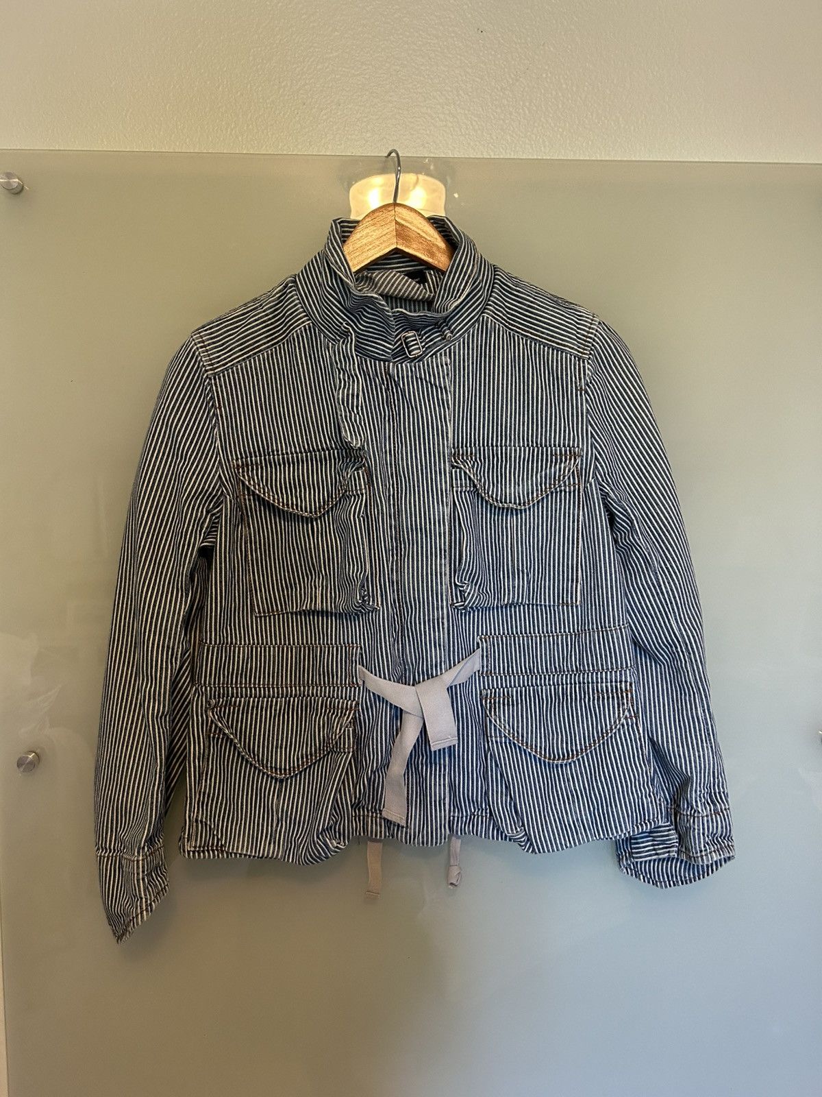 Isabel Marant Etoile isabel marant pinstripe military jacket Size XS / US 0-2 / IT 36-38 - 2 Thumbnail