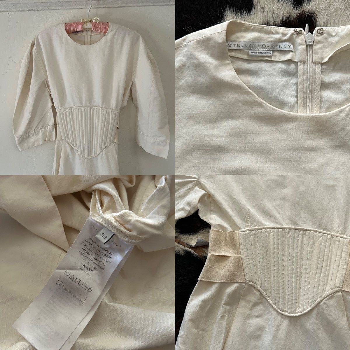Stella McCartney Stella McCartney SS17 Corset Puff Midi Dress Size S / US 4 / IT 40 - 3 Thumbnail