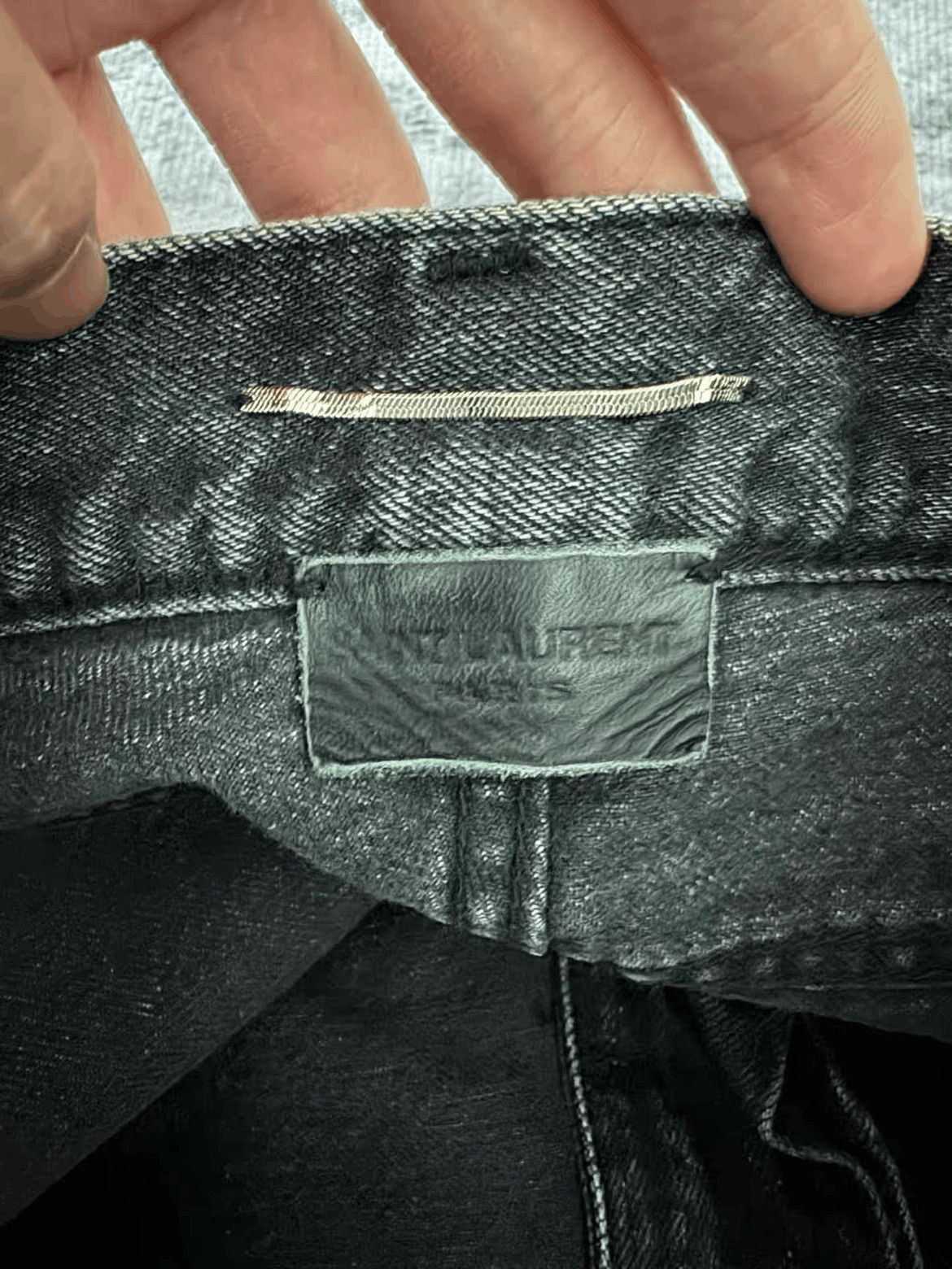 Saint Laurent Paris Sz 28 Saint Laurent Paris 17AW Heavy Wash Distressed Denim- Size US 28 / EU 44 - 5 Thumbnail