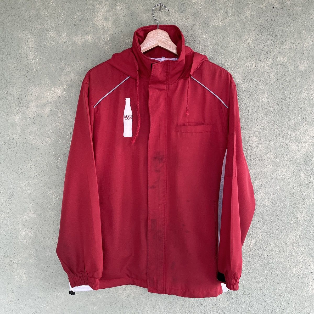 Coca Cola Vintage Coca-Cola Spell Logo Zipper Ups Hooded Jacket Size US L / EU 52-54 / 3 - 2 Thumbnail