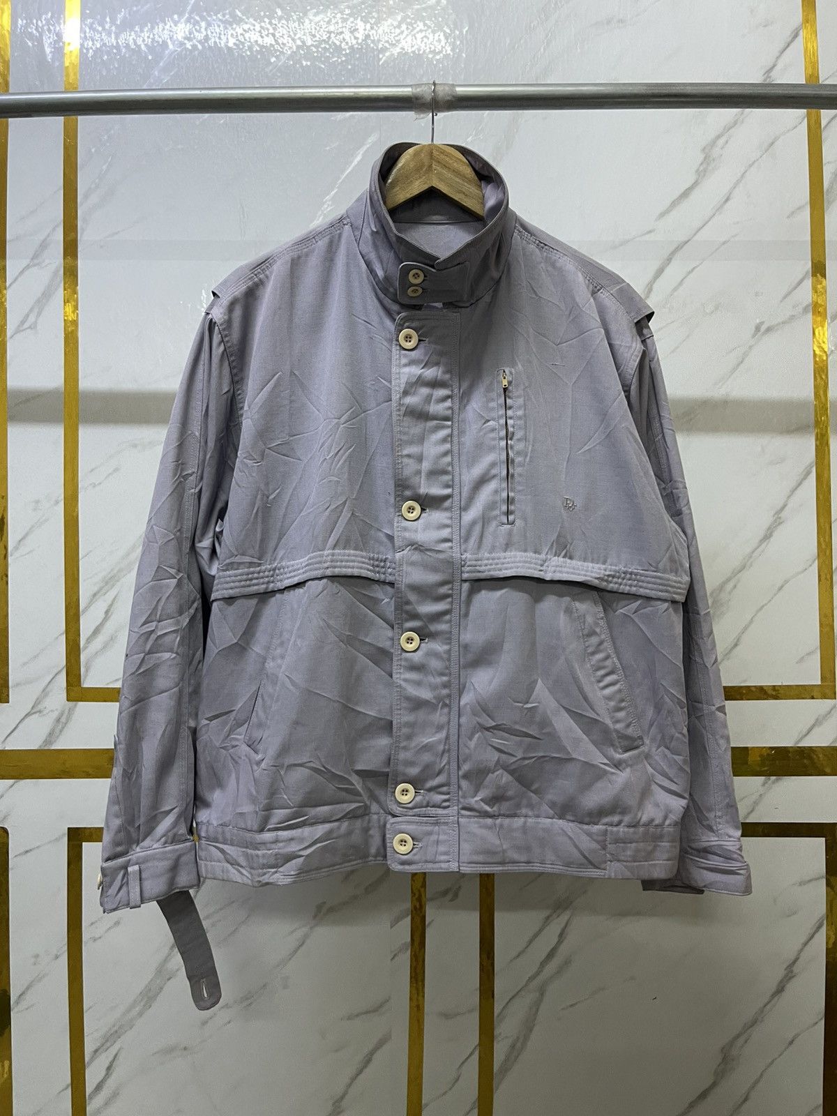 Christian Dior Monsieur Dior 80s Blouson Jacket Dior Homme Size US XXS / EU 40 - 1 Thumbnail