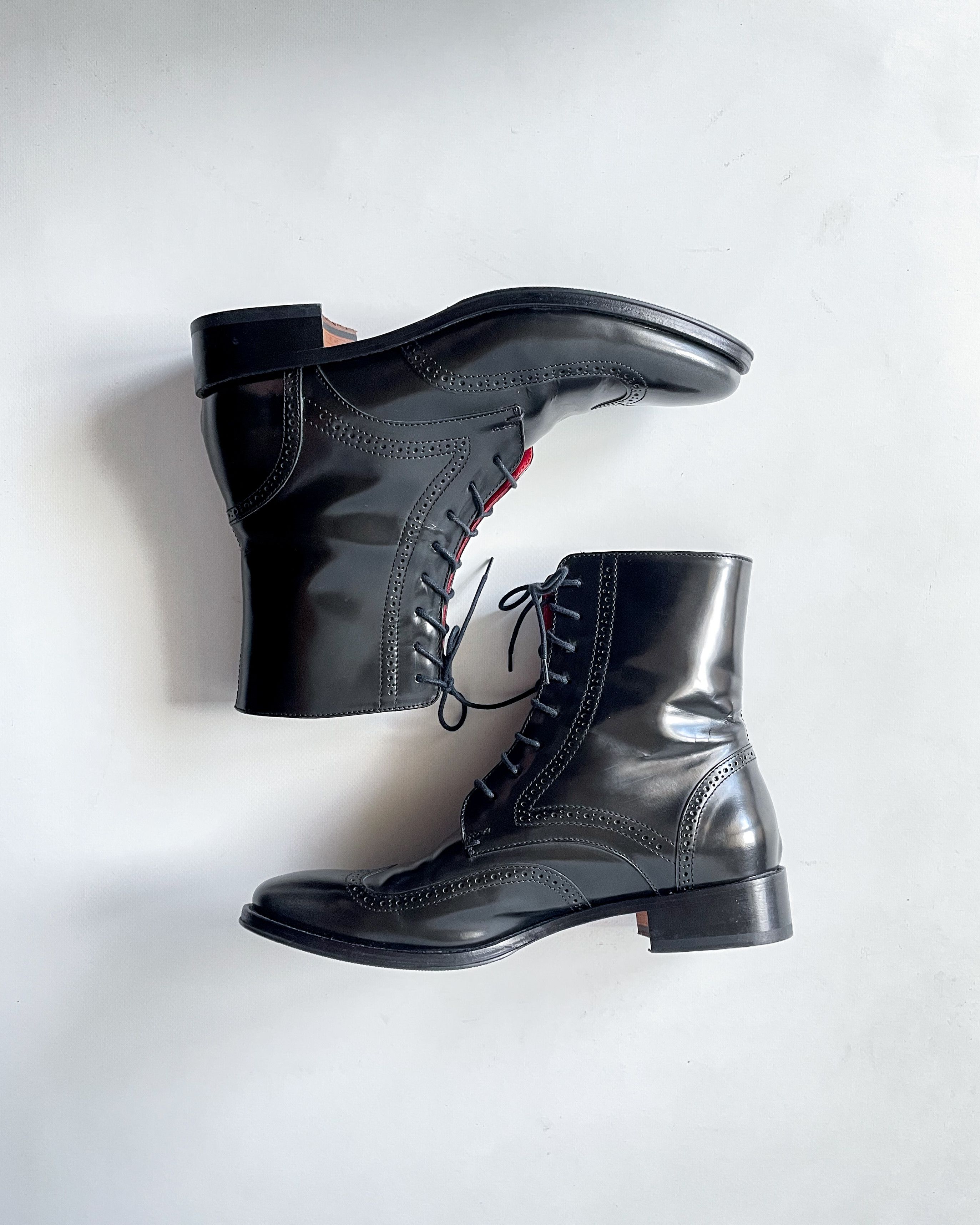 NAVYBOOT Navyboot Leather Ankle Boots Size US 9 / IT 39 - 1 Thumbnail