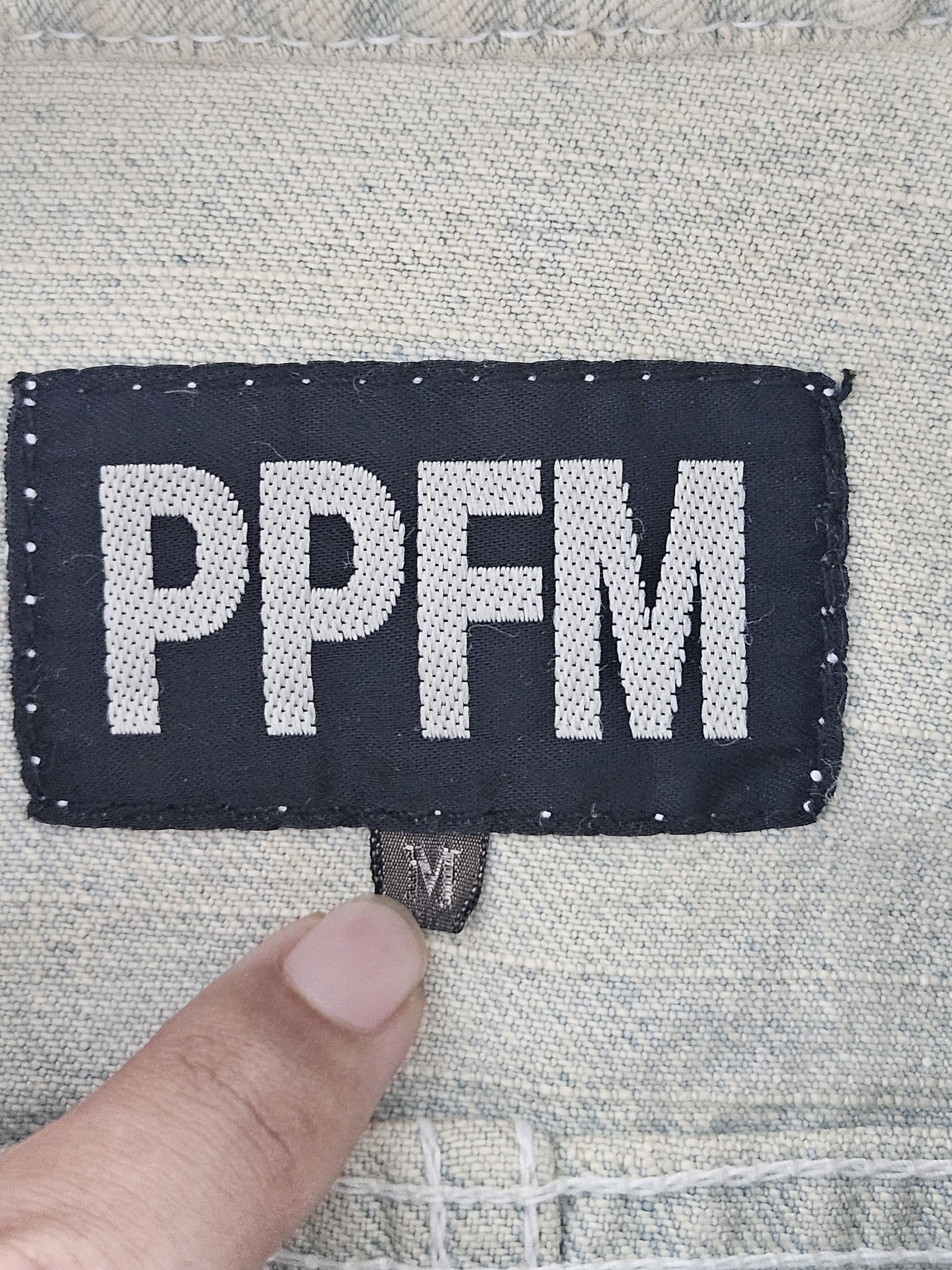 PPFM PPFM Jeans Jacket distress Patch Carcass Size US M / EU 48-50 / 2 - 5 Thumbnail