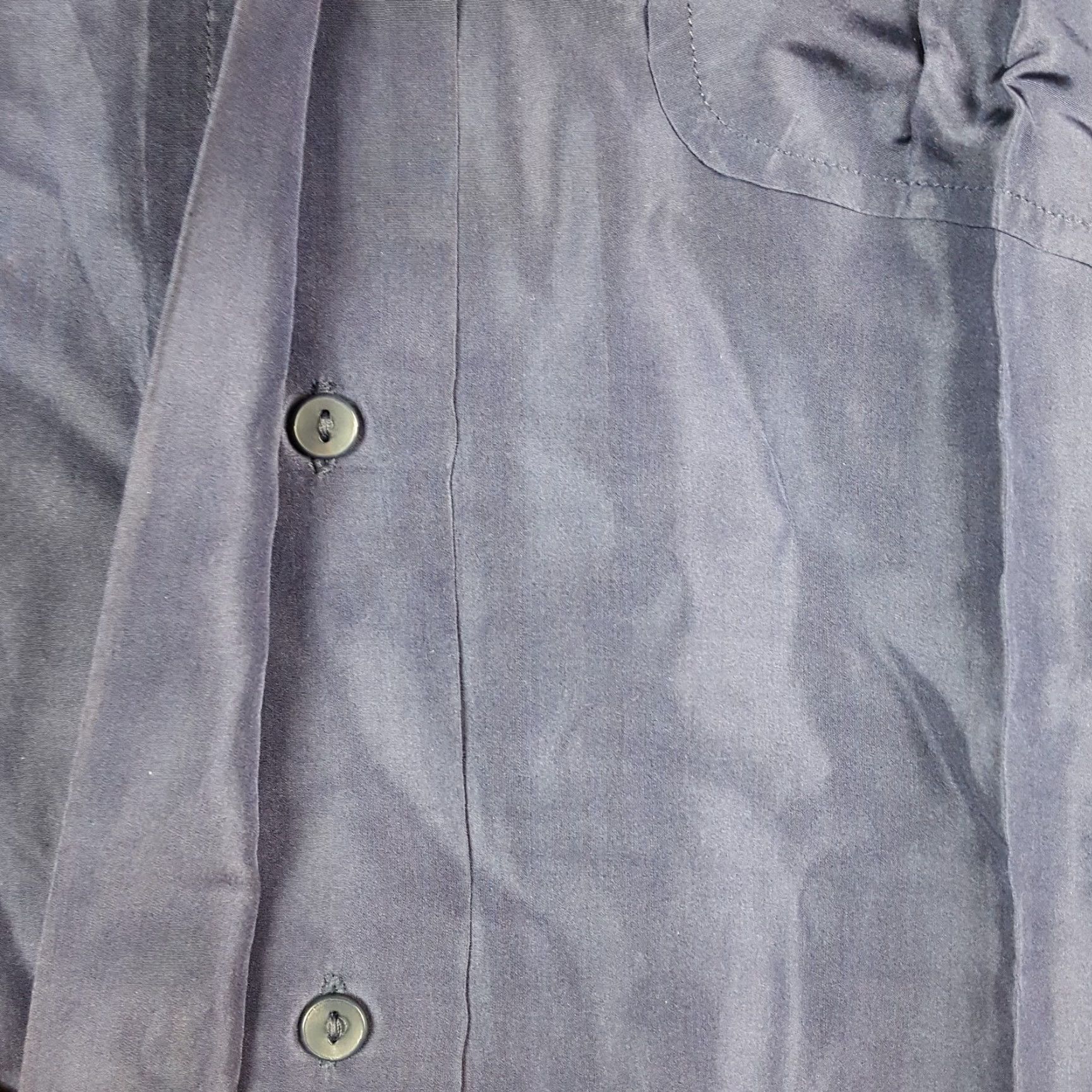 Vintage Vintage Pure 100% Silk Preppy Button Up Womens Medium Paisley Collared Shirt 80s Size M / US 6-8 / IT 42-44 - 4 Thumbnail
