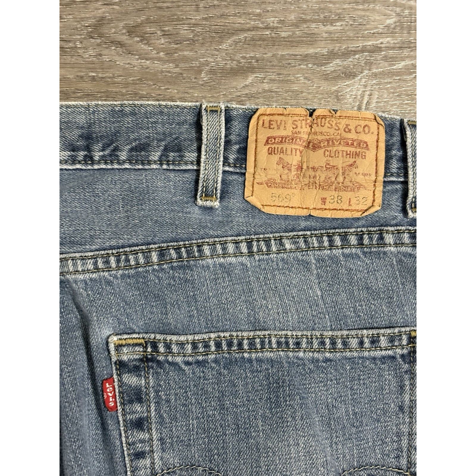 Levi's Vintage Levi’s 569 Loose Straight Fit Baggy Jeans Mens 40x31 Size 40" / US 18 - 3 Thumbnail