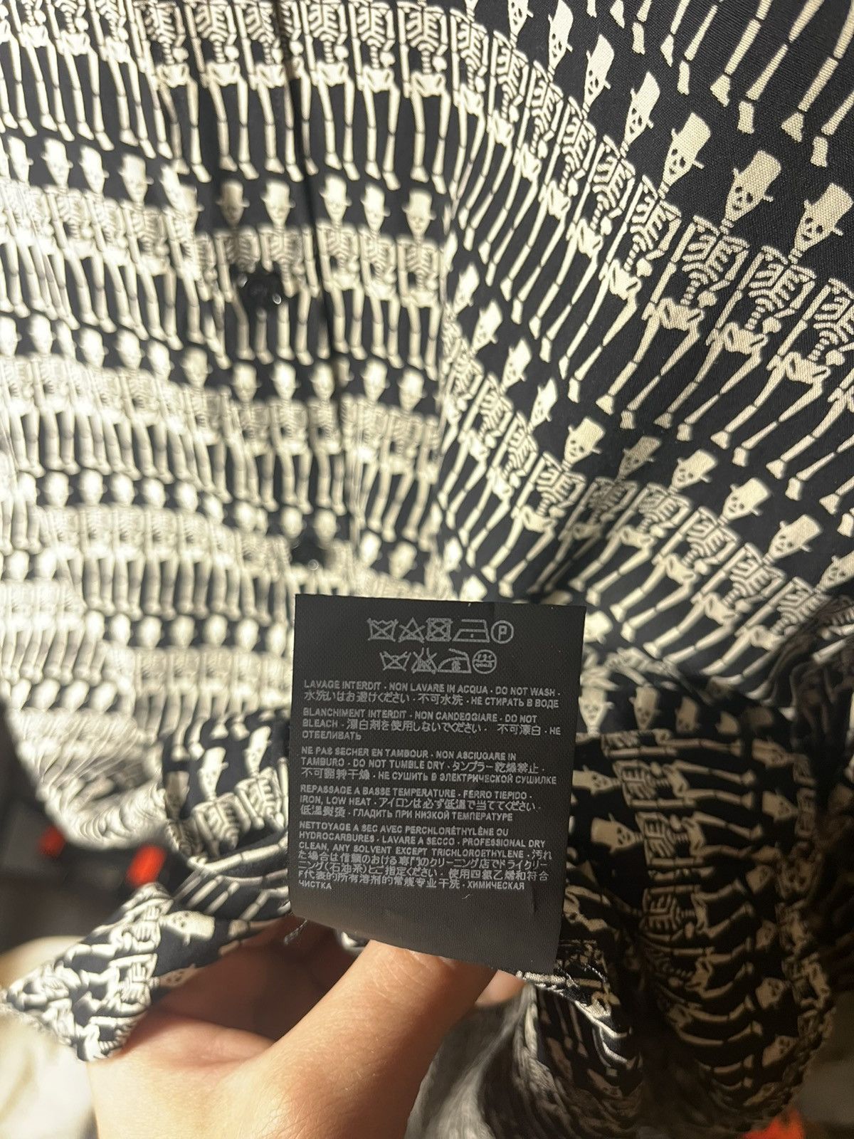 Saint Laurent Paris Saint Laurent Skeleton Button up Size US M / EU 48-50 / 2 - 5 Thumbnail