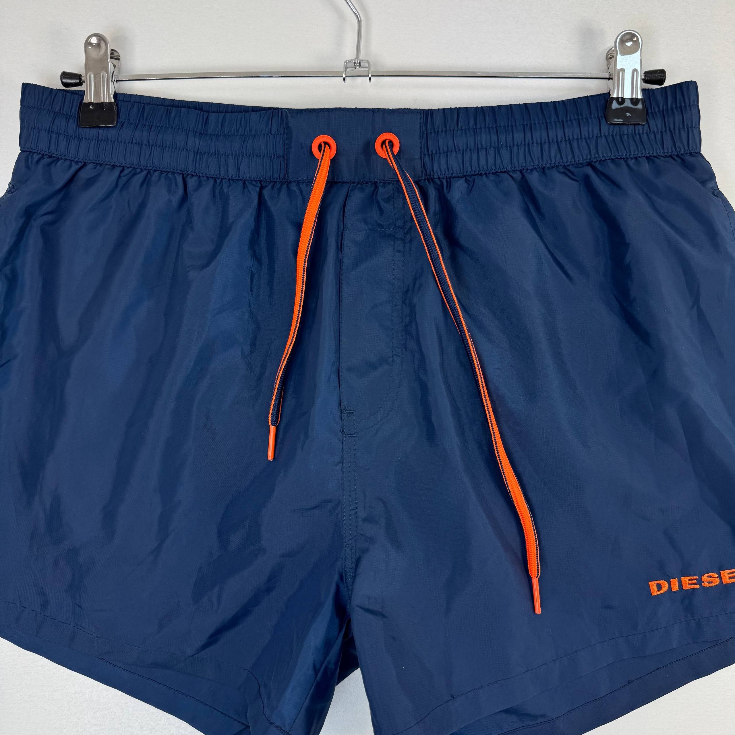 Diesel Diesel Swim Shorts Navy Orange Mens Size L Size US 36 / EU 52 - 2 Thumbnail