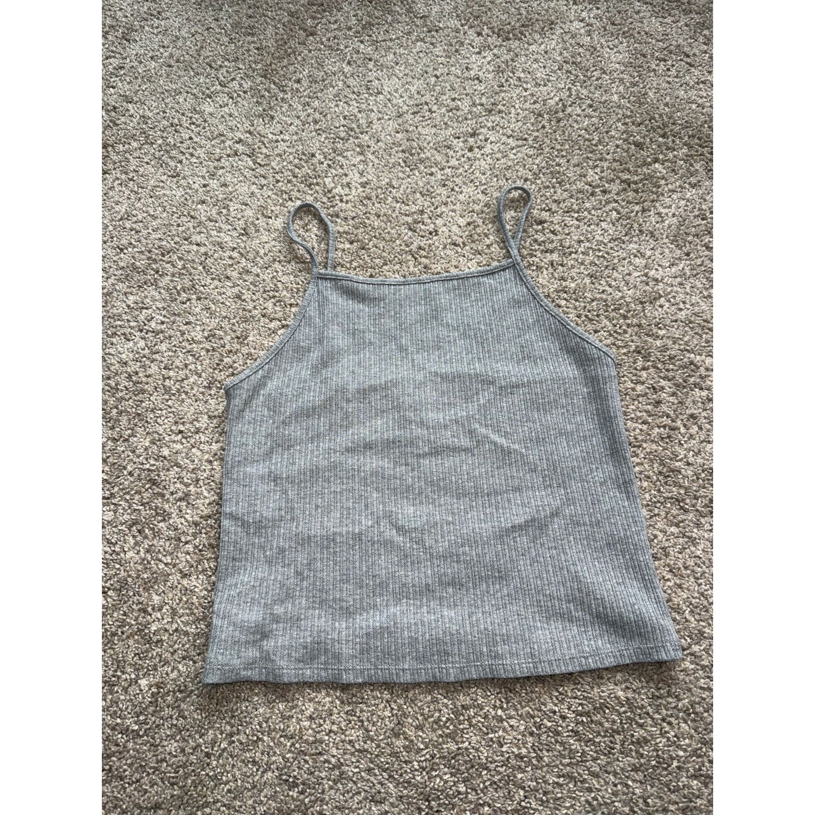 American Eagle Outfitters American Eagle - Square Neck Cami - Gray, Medium Size M / US 6-8 / IT 42-44 - 1 Thumbnail