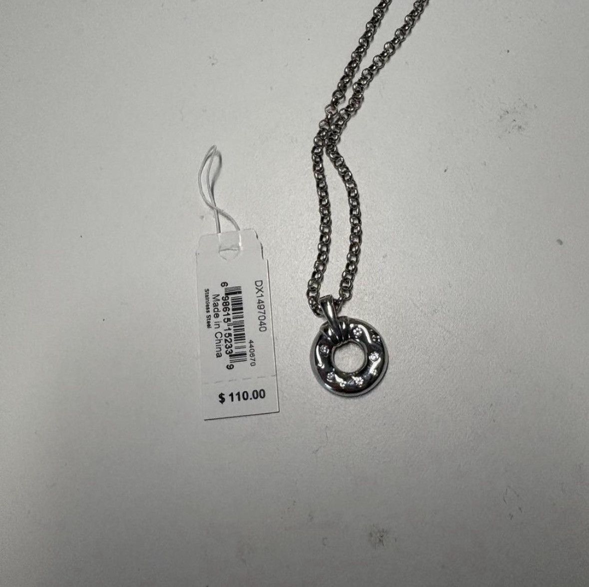 Diesel Diesel rodium plated silver Size ONE SIZE - 4 Thumbnail