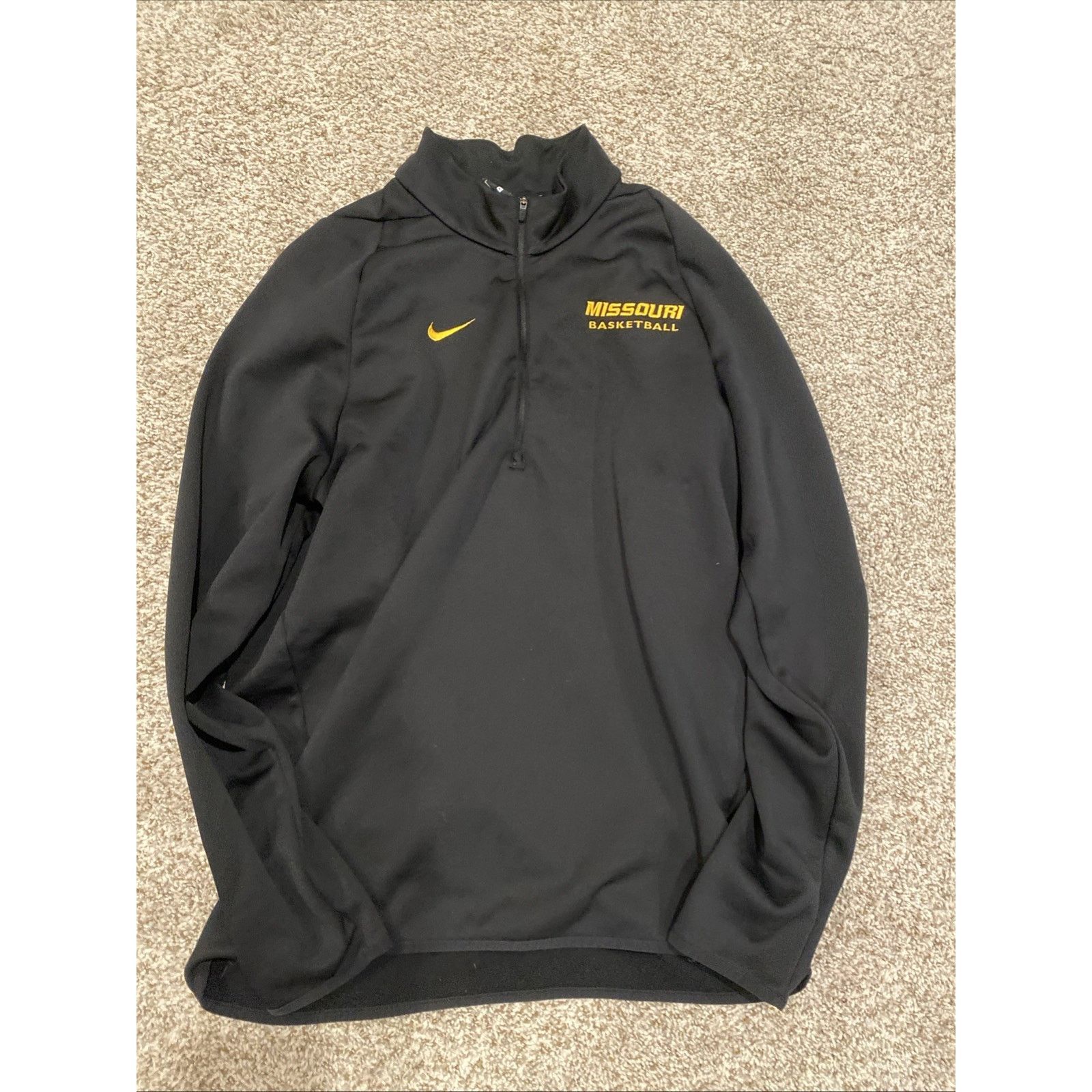 Nike Mizzou Basketball Nike Long Sleeve Fleece Quarter Zip Large Size US L / EU 52-54 / 3 - 1 Preview