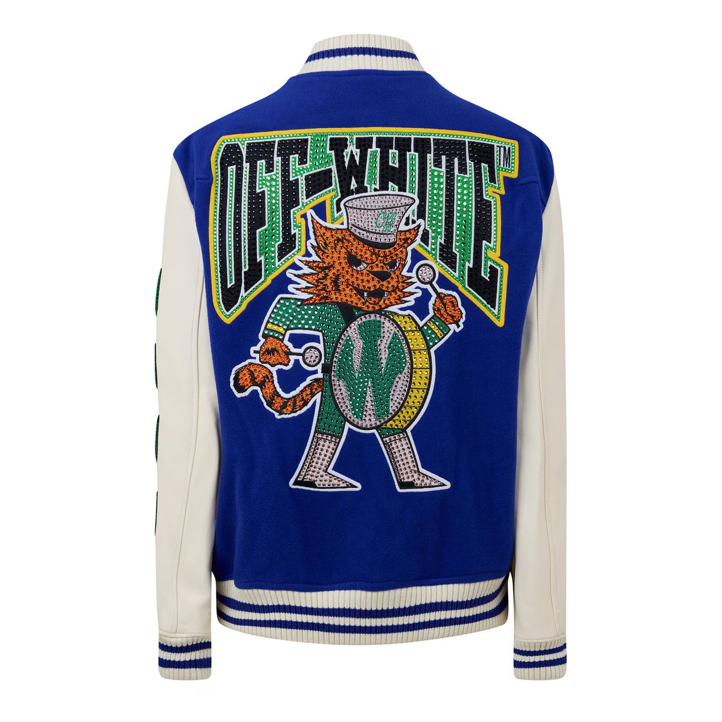 Off-White o1g2r1mq0125 Bomber Jacket in Multicolor Size S / US 4 / IT 40 - 2 Thumbnail