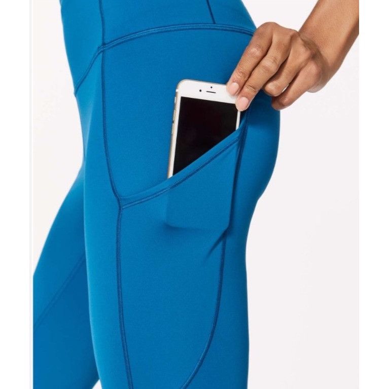 Lululemon Lululemon Fast & Free 7/8 Tight II *Nulux 25"Nile Blue Size Size 28" / US 6 / IT 42 - 7 Thumbnail