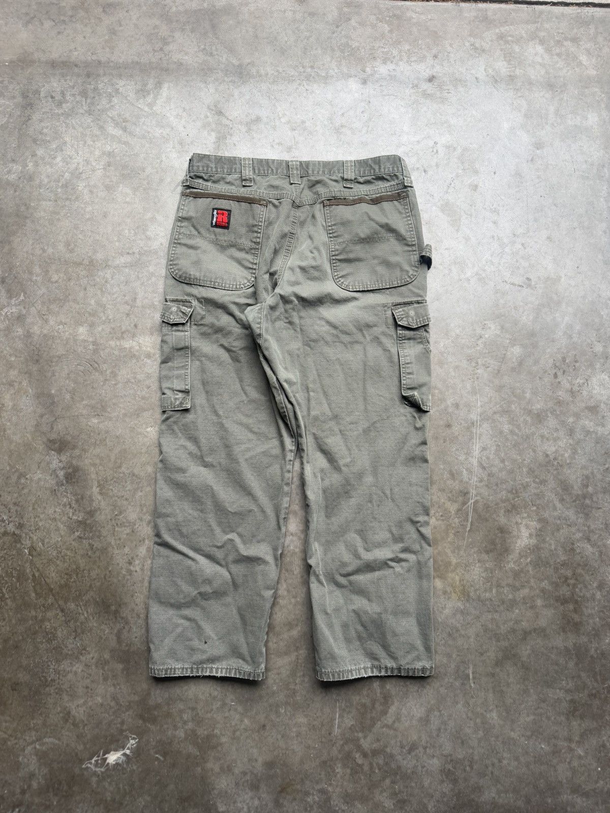 Vintage × Wrangler Vintage 90’s/00’s Wrangler Riggs Double Knee Cargo Pants Size US 34 / EU 50 - 5 Thumbnail