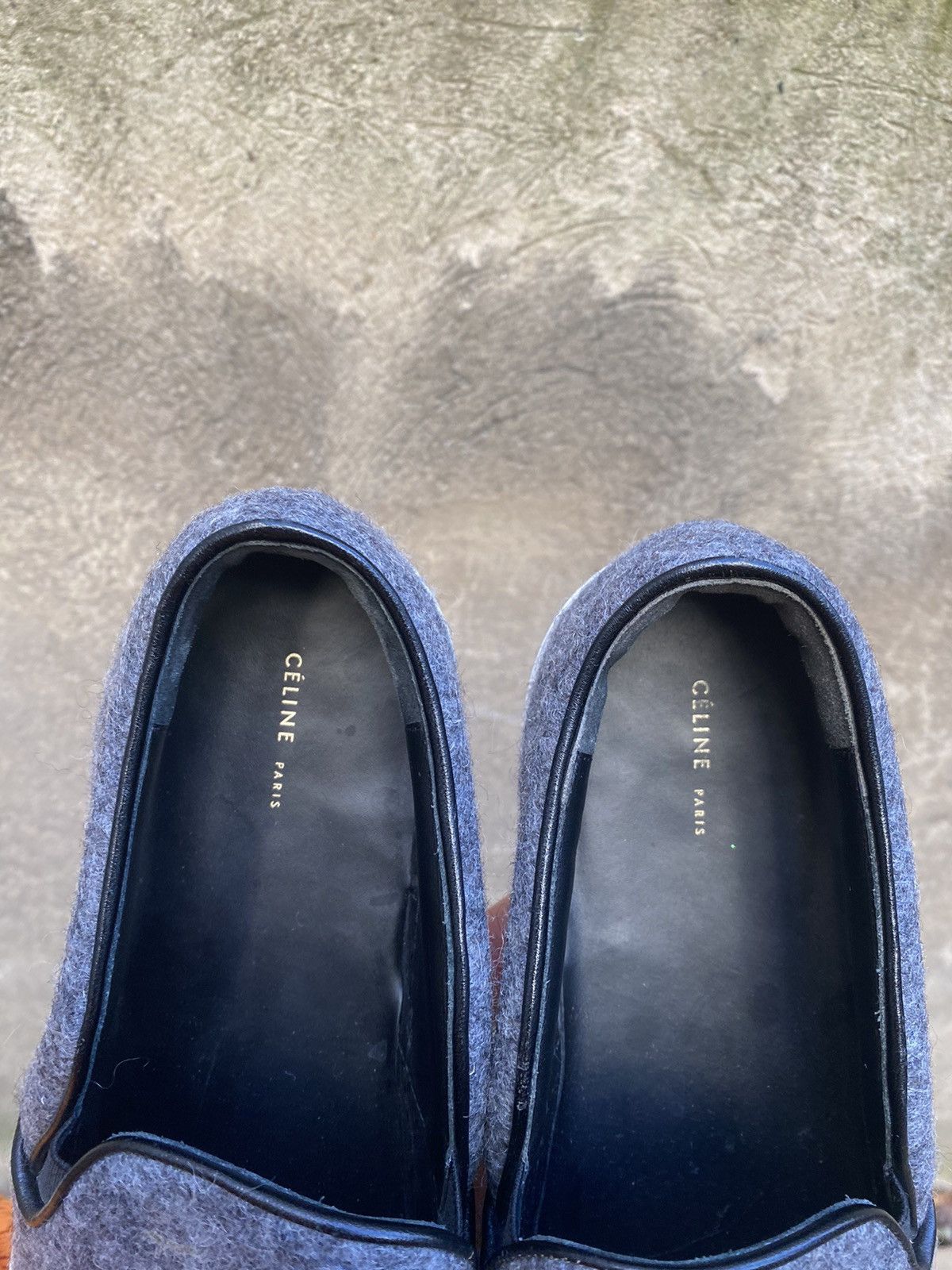 Celine Celine Wool Leather Slip On Sneakers Size US 10 / EU 43 - 5 Thumbnail