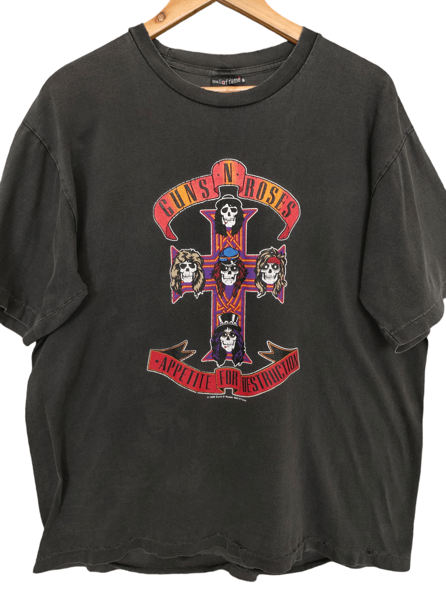 Band Tees Vintage 2000 Gun & Roses Cross Distressed T Shirt Size US L / EU 52-54 / 3 - 2 Thumbnail