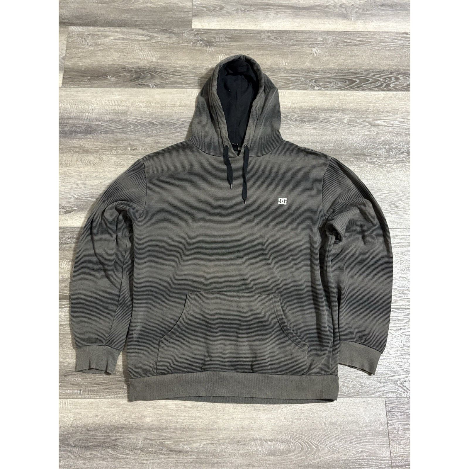 Other DC Shoes Grey Striped Hoodie Y2K Skater Streetwear - Mens XL Size US XL / EU 56 / 4 - 1 Thumbnail