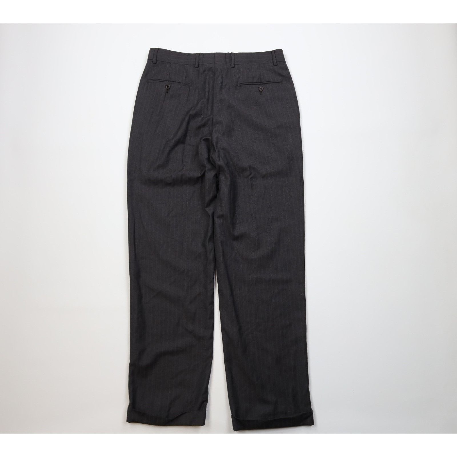 Ermenegildo Zegna Ermenegildo Zegna Traveller Wool Silk Striped 2 Piece Suit Size 40R - 15 Thumbnail