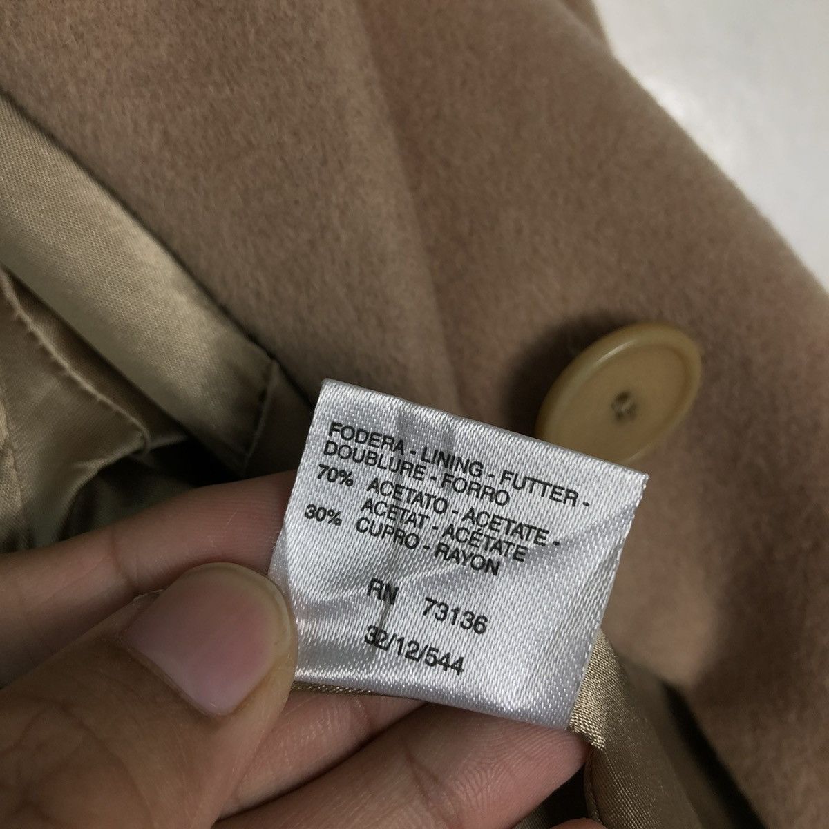 Japanese Brand 🔥VINTAGE LONG JACKET WOOL HERRINGBONE MAX MARA Size M / US 6-8 / IT 42-44 - 22 Thumbnail