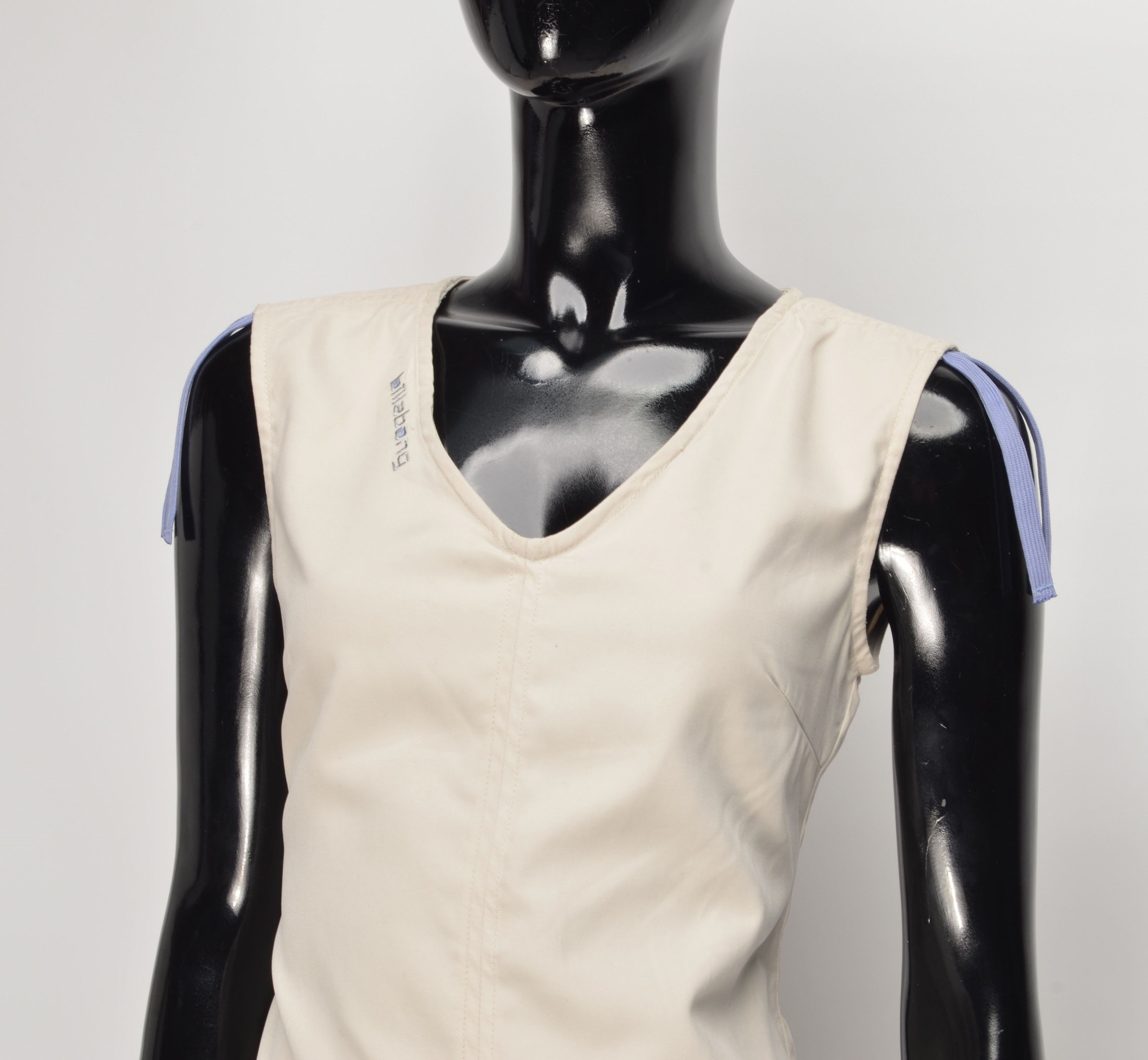 Billabong × Vintage Vintage Billabong Y2K Beige Mini Dress Size XS / US 0-2 / IT 36-38 - 2 Thumbnail