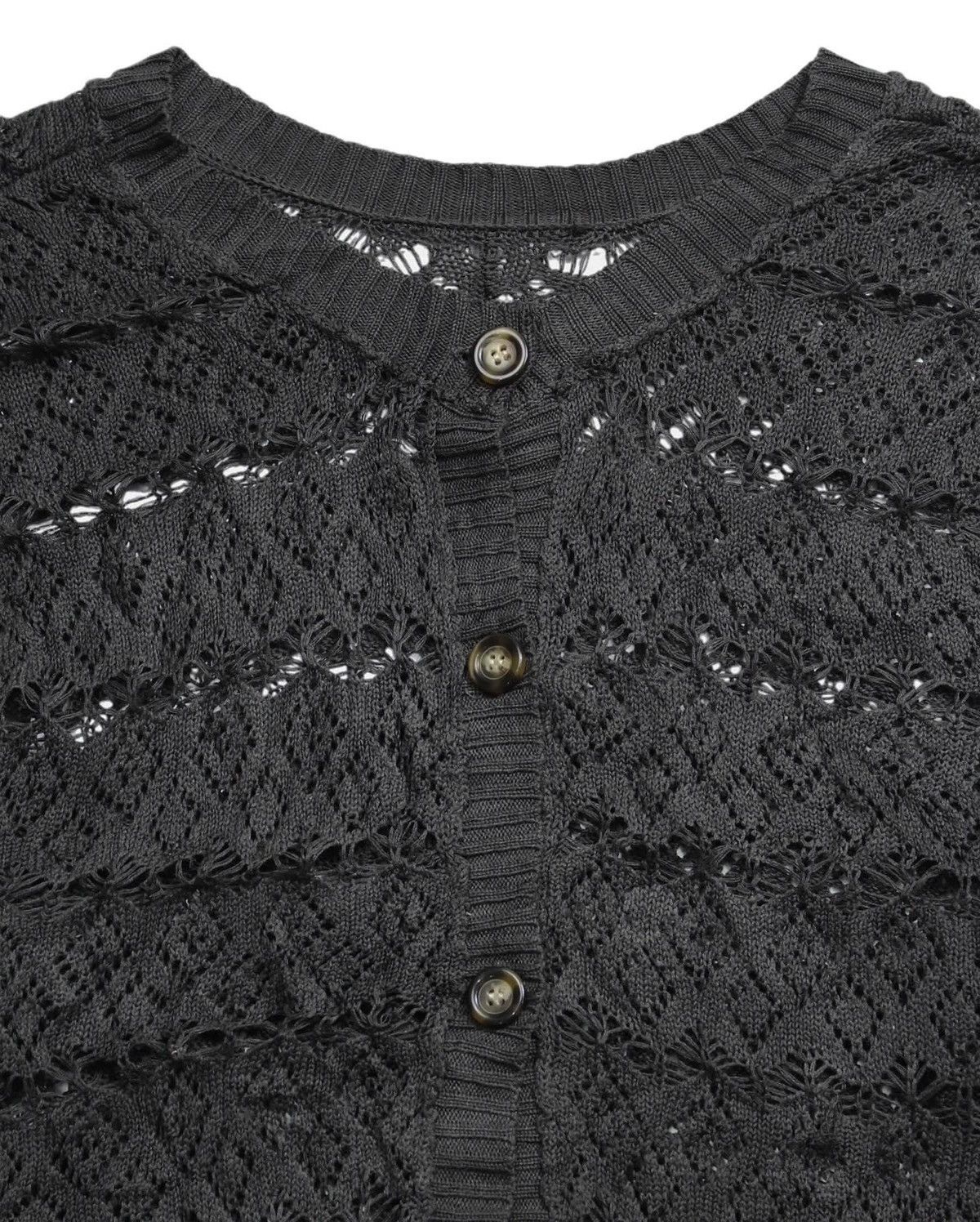 Vintage KHALITA ELEGANCE LACE CARDIGAN Size US L / EU 52-54 / 3 - 2 Thumbnail