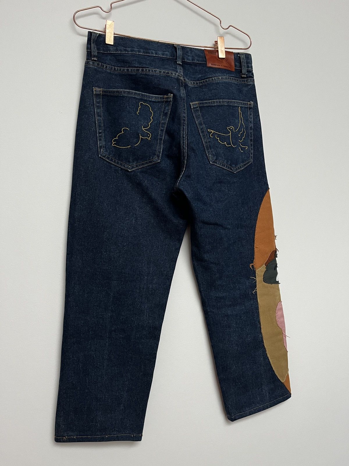 KidSuper Kid Super FW21 Stitched Face Jeans (unisex) Size US 30 / EU 46 - 17 Thumbnail