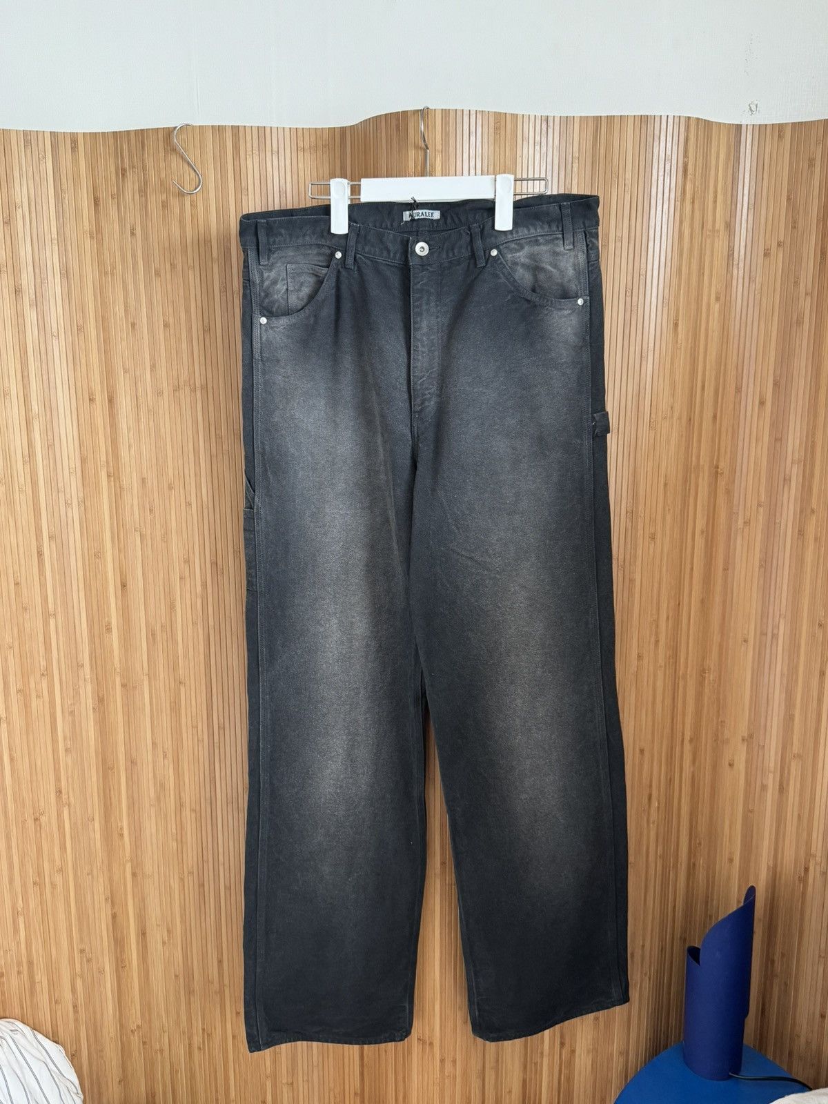 Auralee AURALEE Painter Pants Faded Black 5 Size US 34 / EU 50 - 10 Thumbnail
