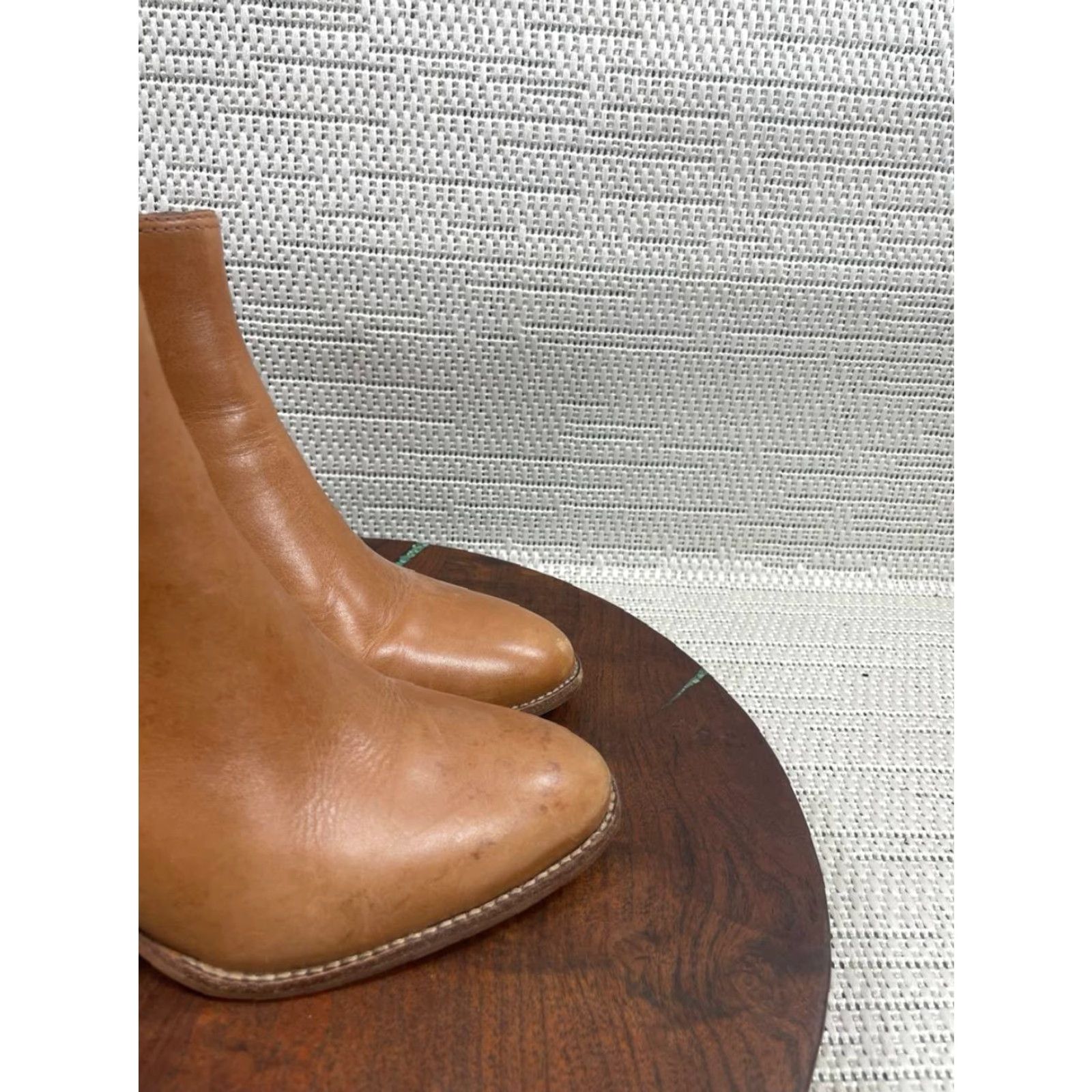 Madewell VINTAGE Madewell Chelsea Boot Women 6.5 The Regan English Saddle Leather Block Heel Chelsea Women Boots Brown Leather Size US 7 / IT 37 - 2 Thumbnail